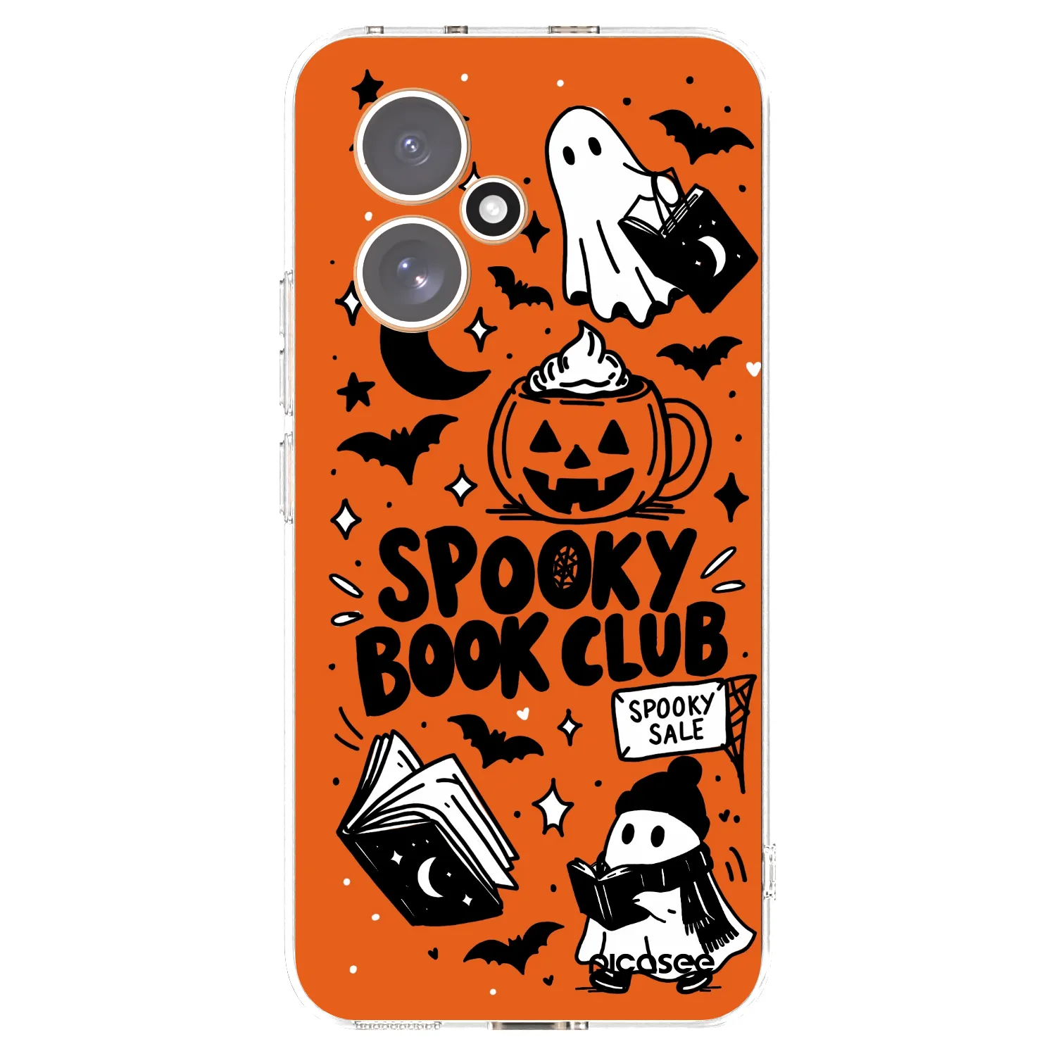 Picasee silikónový prehľadný obal pre Honor 400 5G - Spooky book club