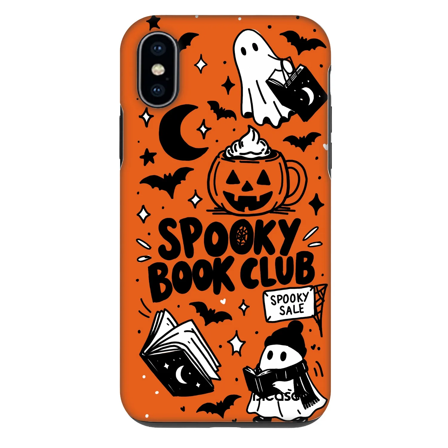 Picasee Fashion Case pre Apple iPhone X/XS - Spooky book club