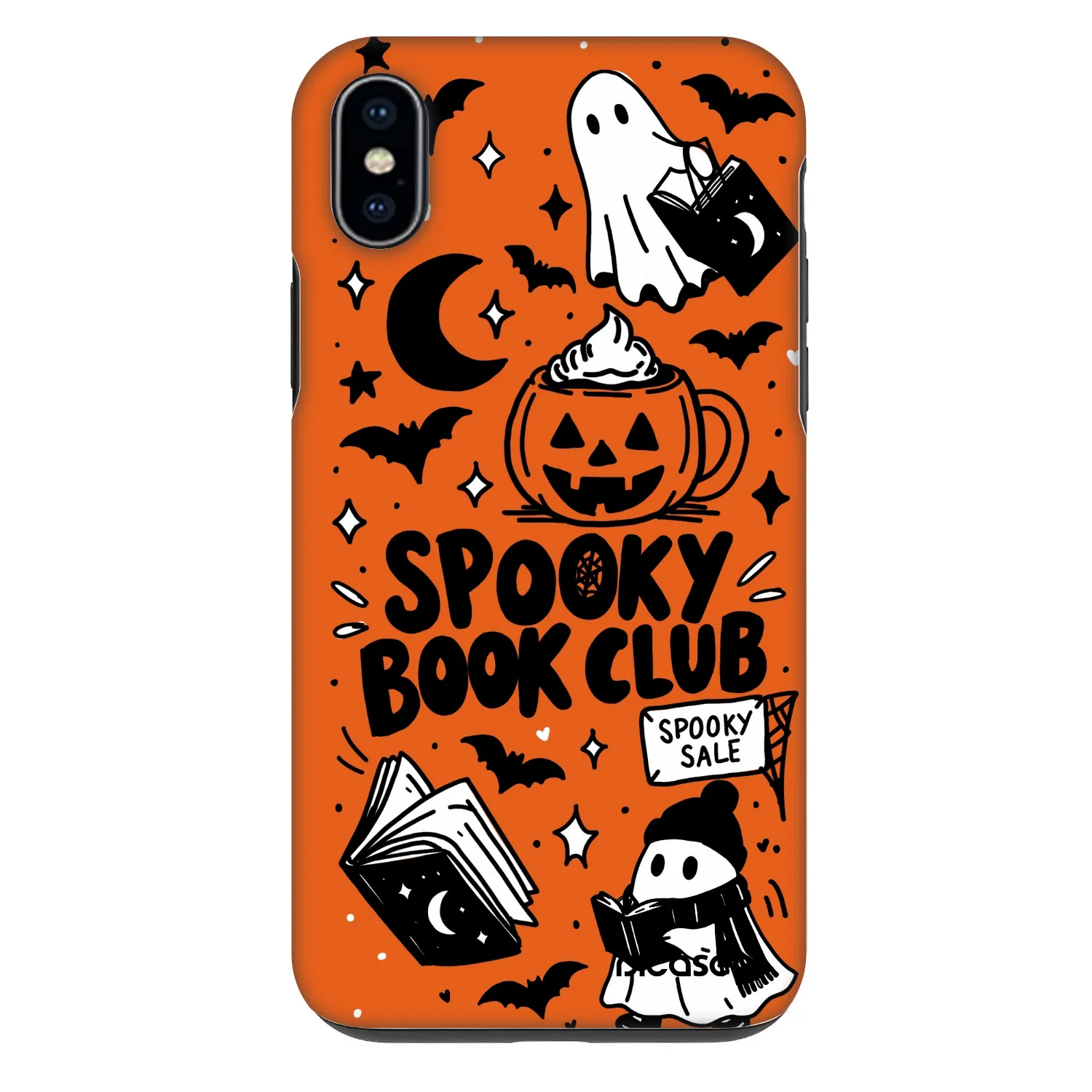 Picasee Fashion Case pre Apple iPhone XS Max - Spooky book club