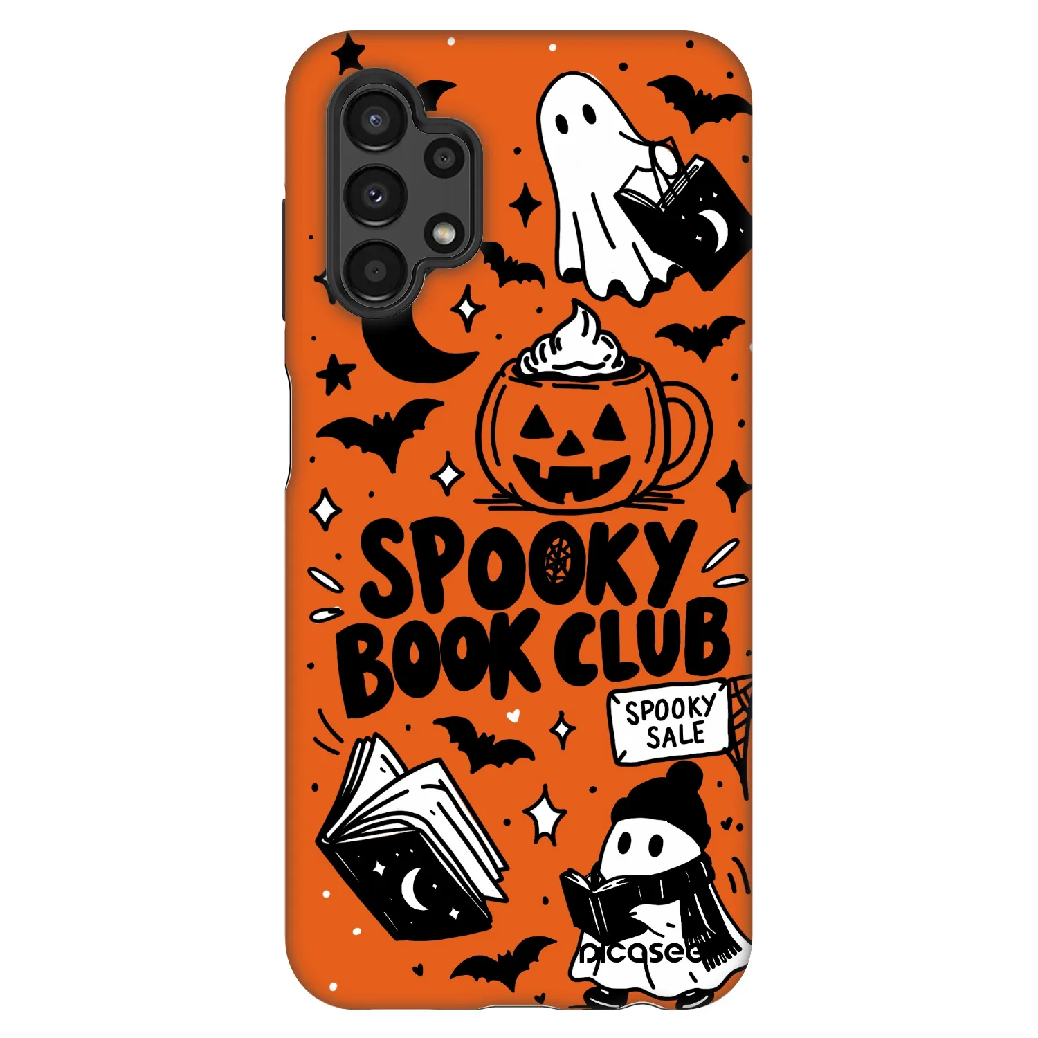 Picasee Fashion Case pre Samsung Galaxy A13 4G A135 - Spooky book club