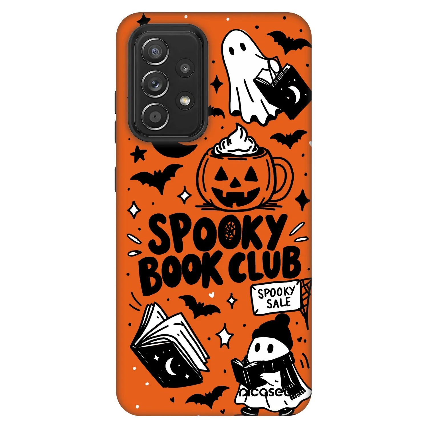Picasee Fashion Case pre Samsung Galaxy A52 5G A525F - Spooky book club