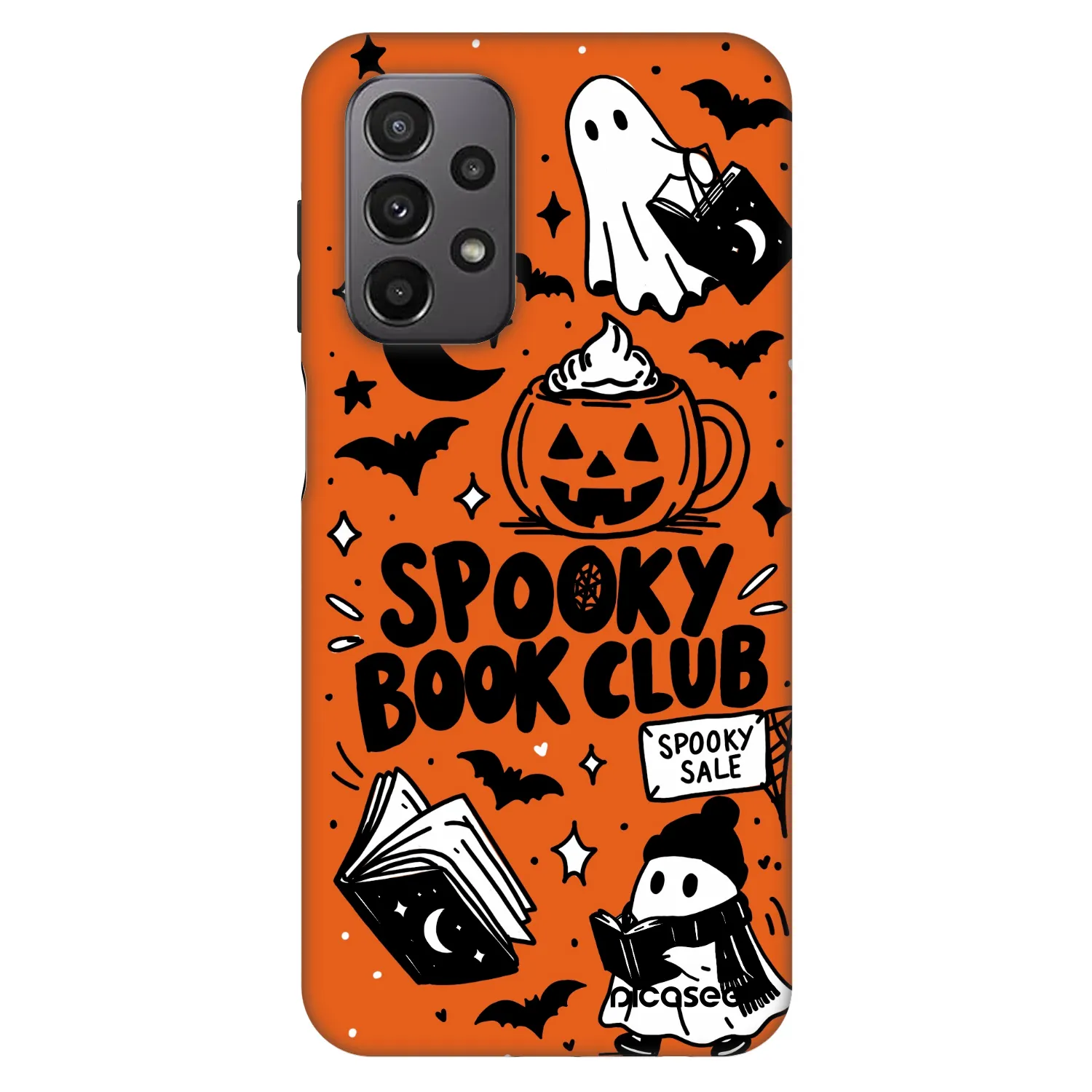 Picasee Fashion Case pre Samsung Galaxy A23 A235F 4G - Spooky book club