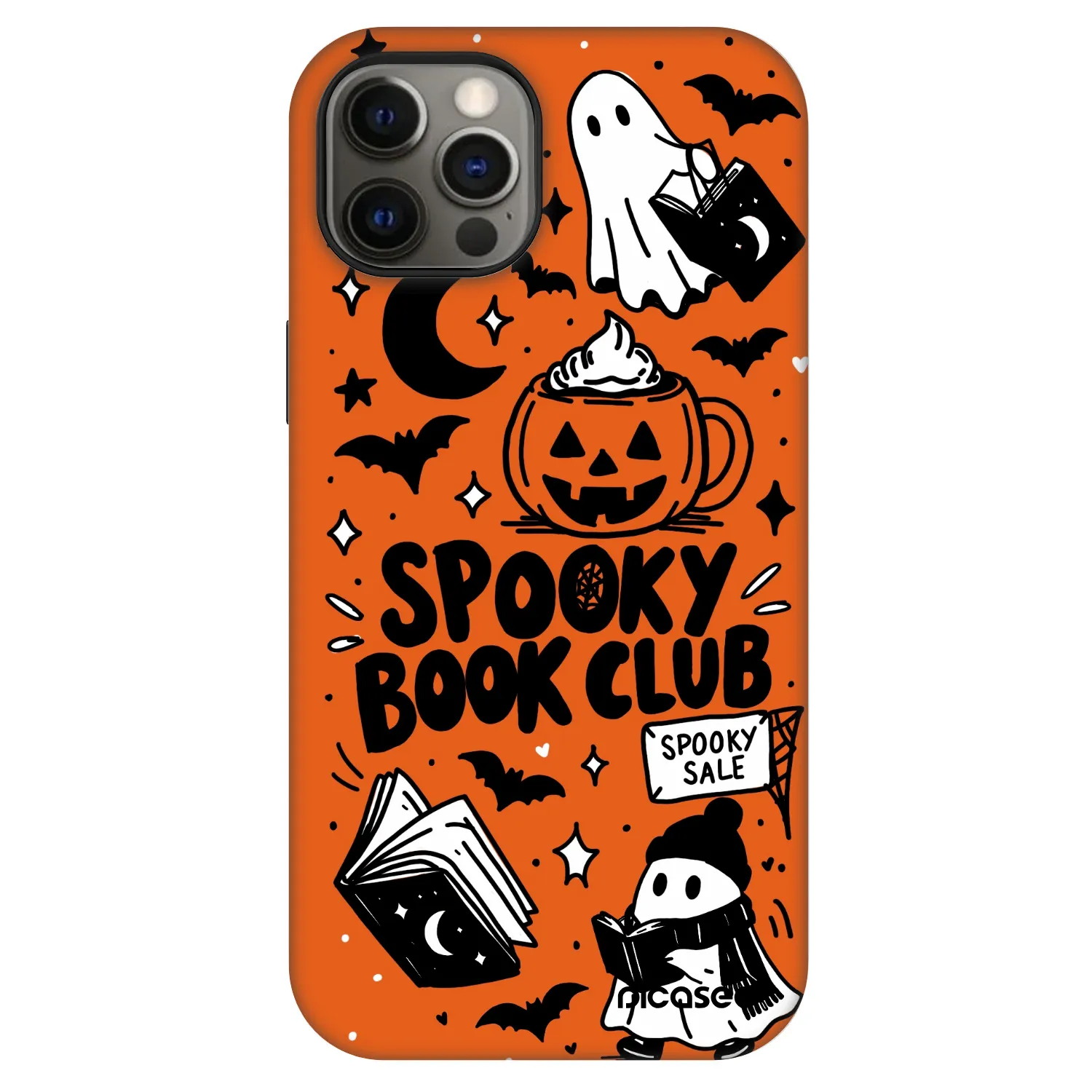 Picasee Fashion Case MagSafe pre Apple iPhone 12 Pro - Spooky book club