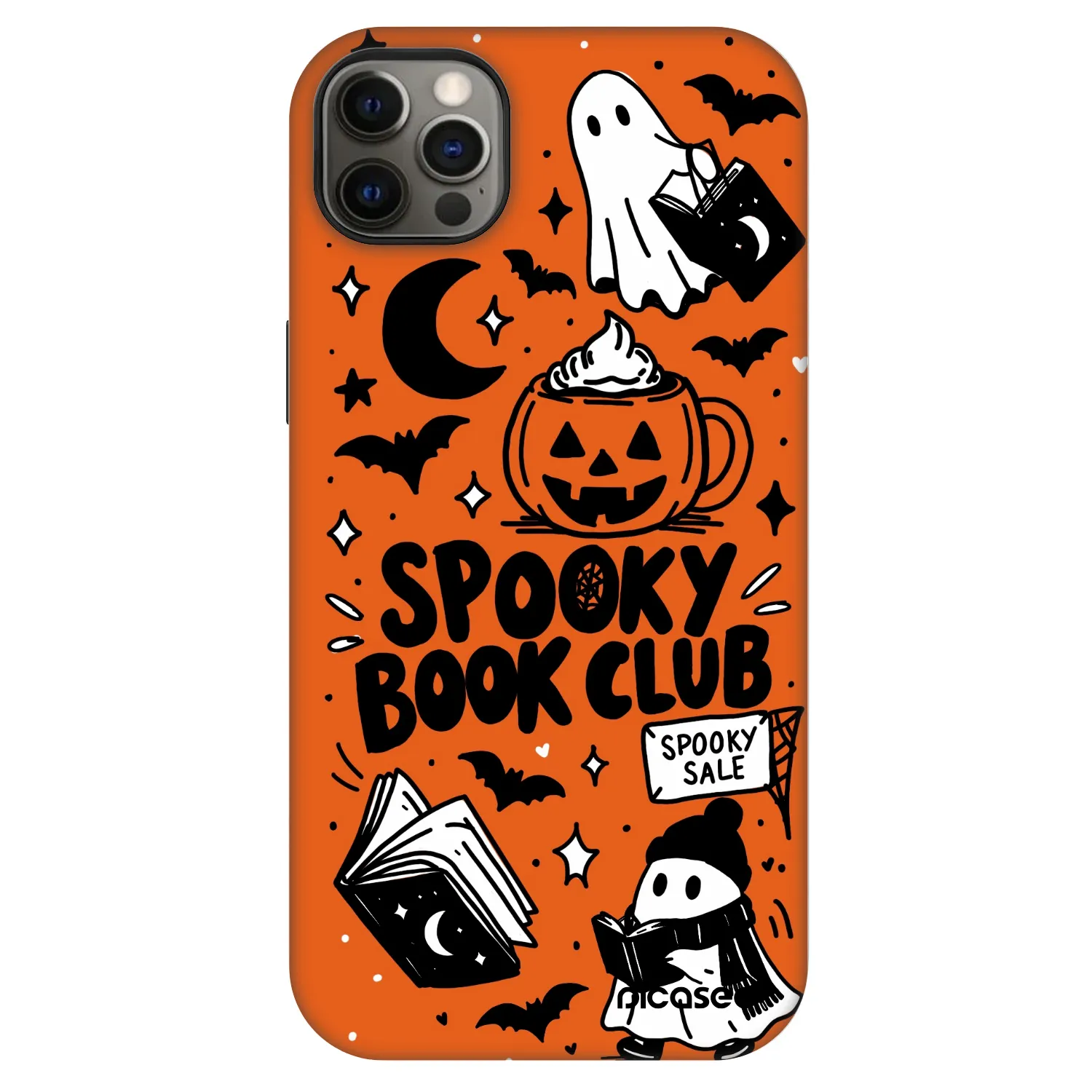 Picasee Fashion Case MagSafe pre Apple iPhone 12 Pro Max - Spooky book club