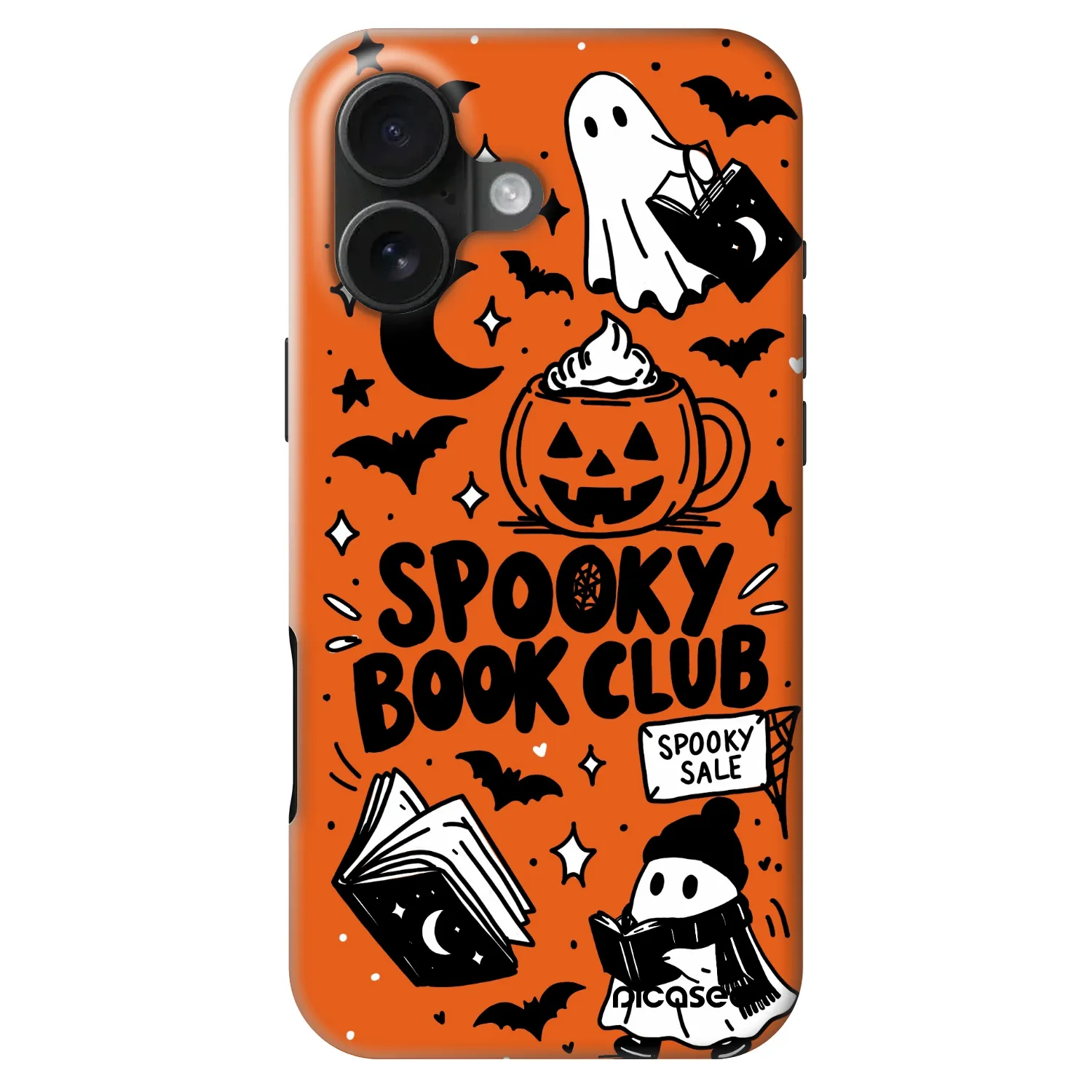 Picasee Fashion Case MagSafe pre Apple iPhone 16 - Spooky book club
