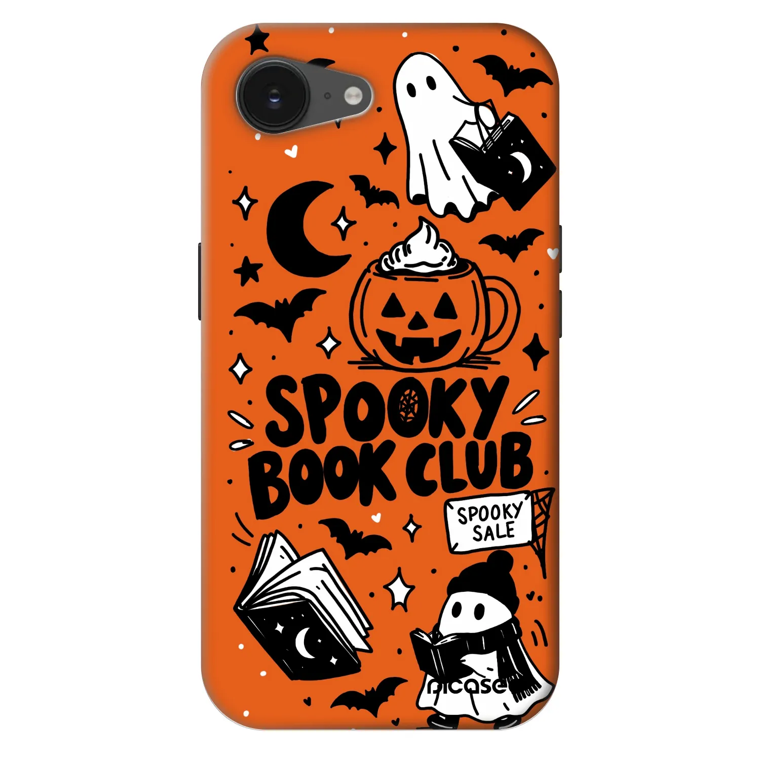 Picasee Fashion Case MagSafe pre Apple iPhone 16e - Spooky book club