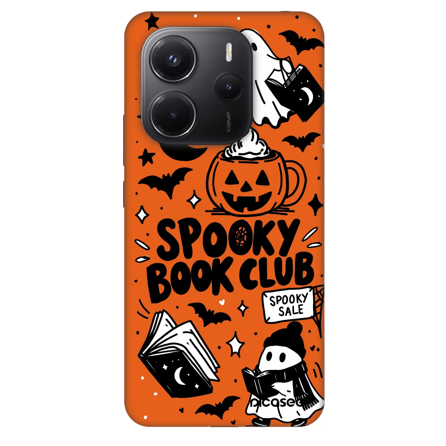 Picasee Fashion Case pre Xiaomi Redmi Note 14 4G - Spooky book club