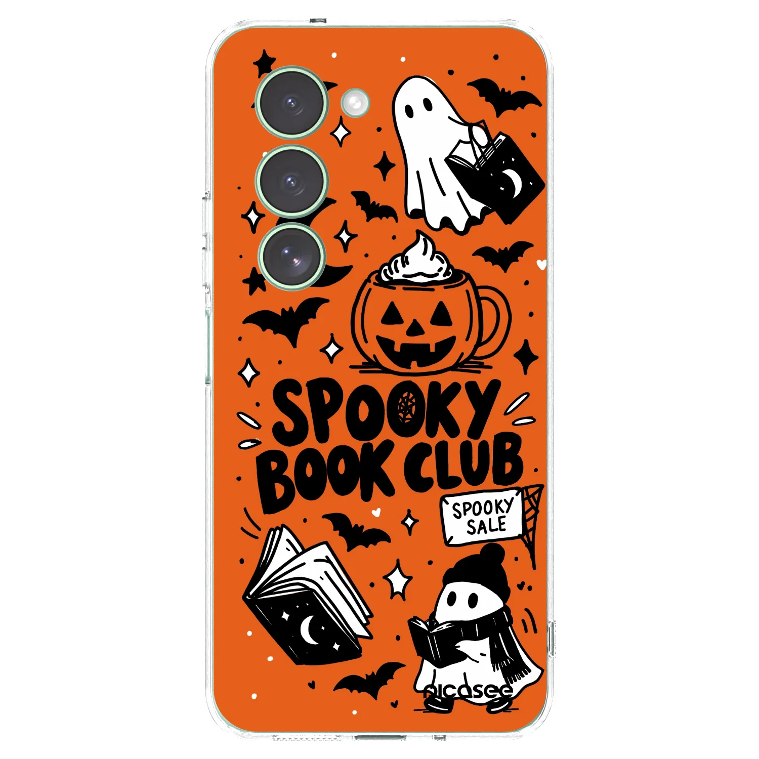 Picasee silikónový prehľadný obal pre Xiaomi Redmi 15 5G - Spooky book club
