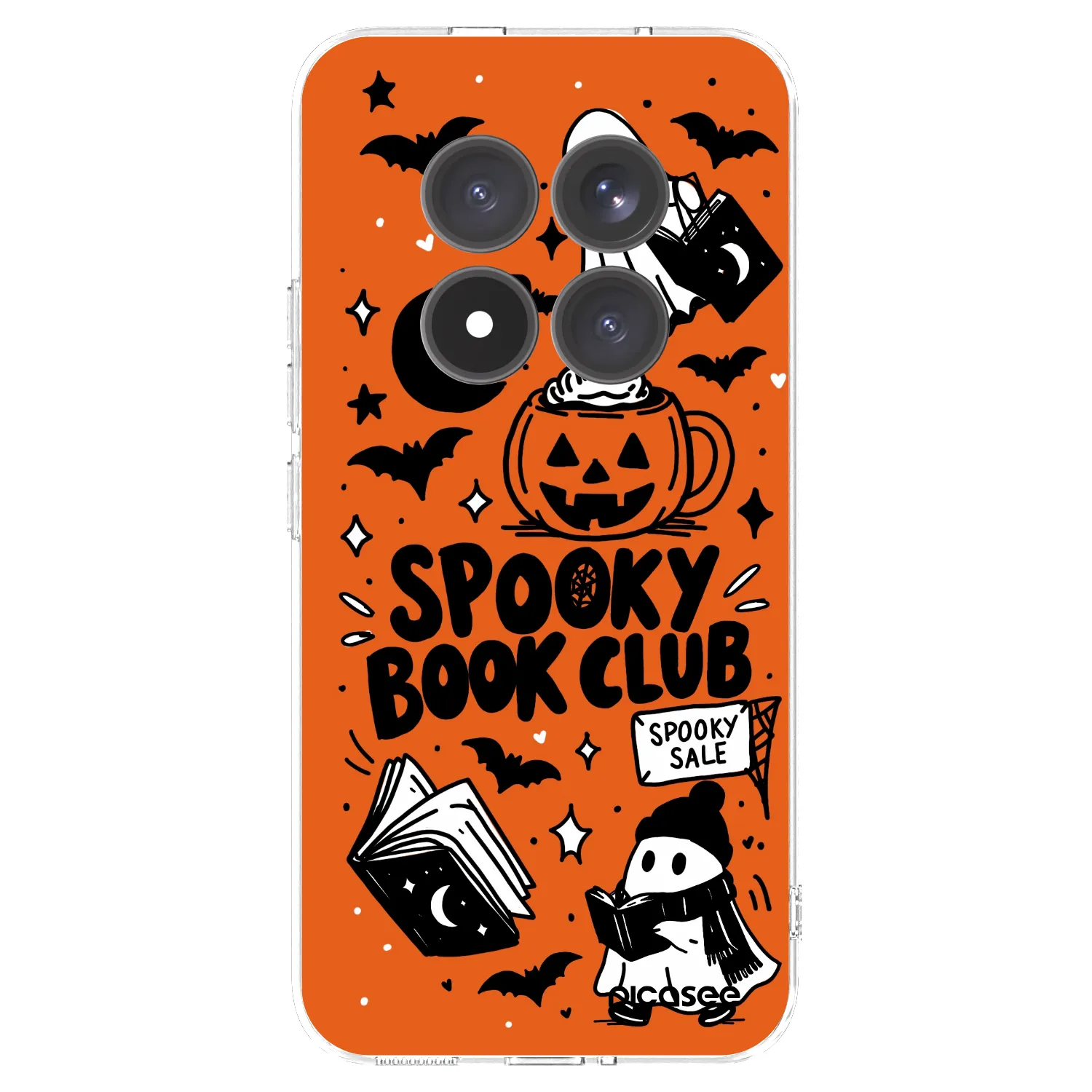 Picasee silikónový prehľadný obal pre Xiaomi Redmi Note 15 Pro+ - Spooky book club