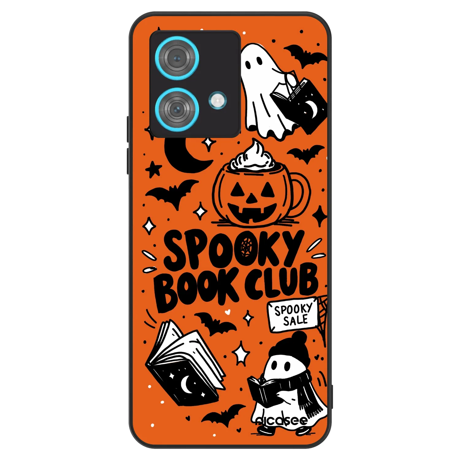 Picasee ULTIMATE CASE pro Motorola Edge 40 Neo - Spooky book club