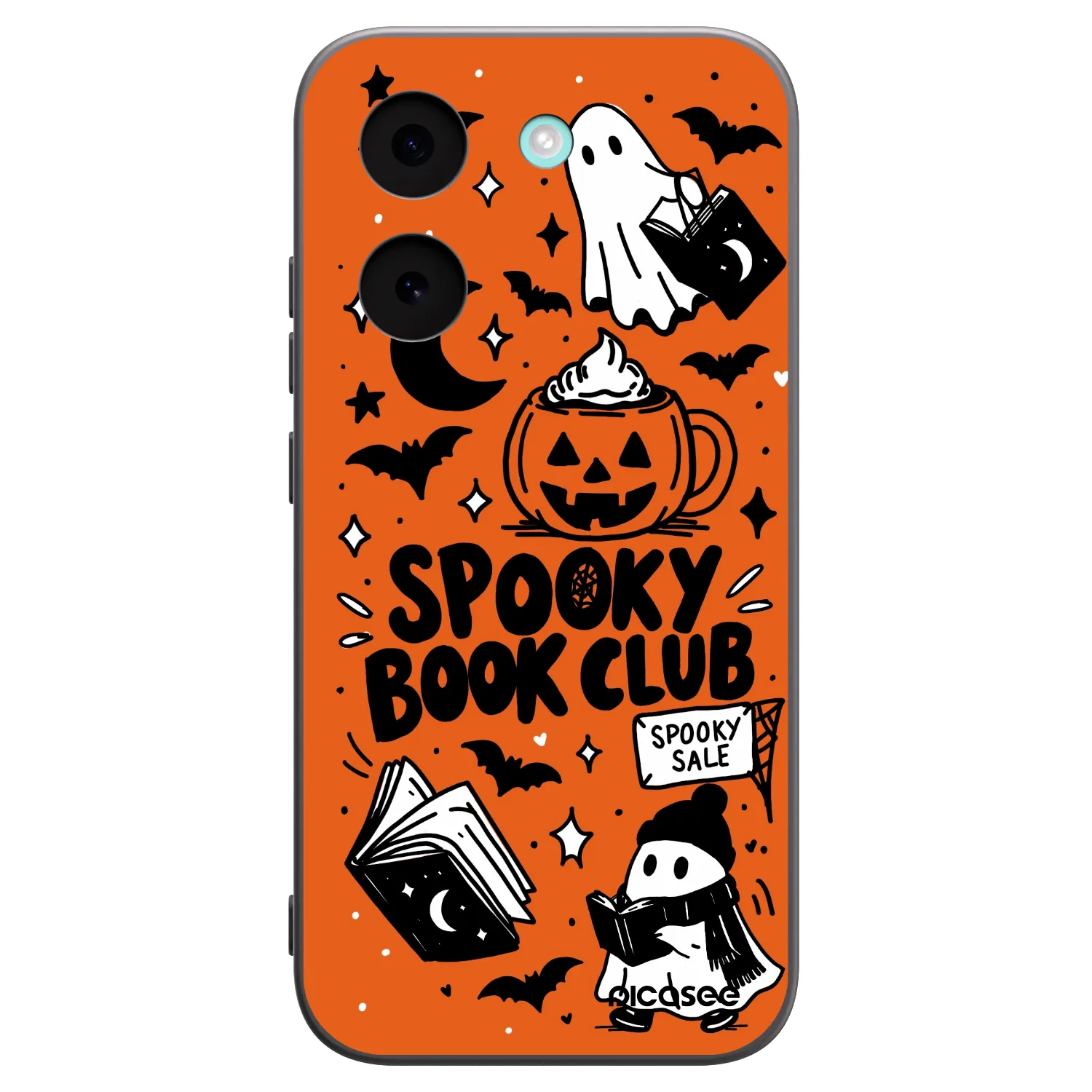 Picasee silikónový čierny obal pre Xiaomi Poco X8 Pro - Spooky book club
