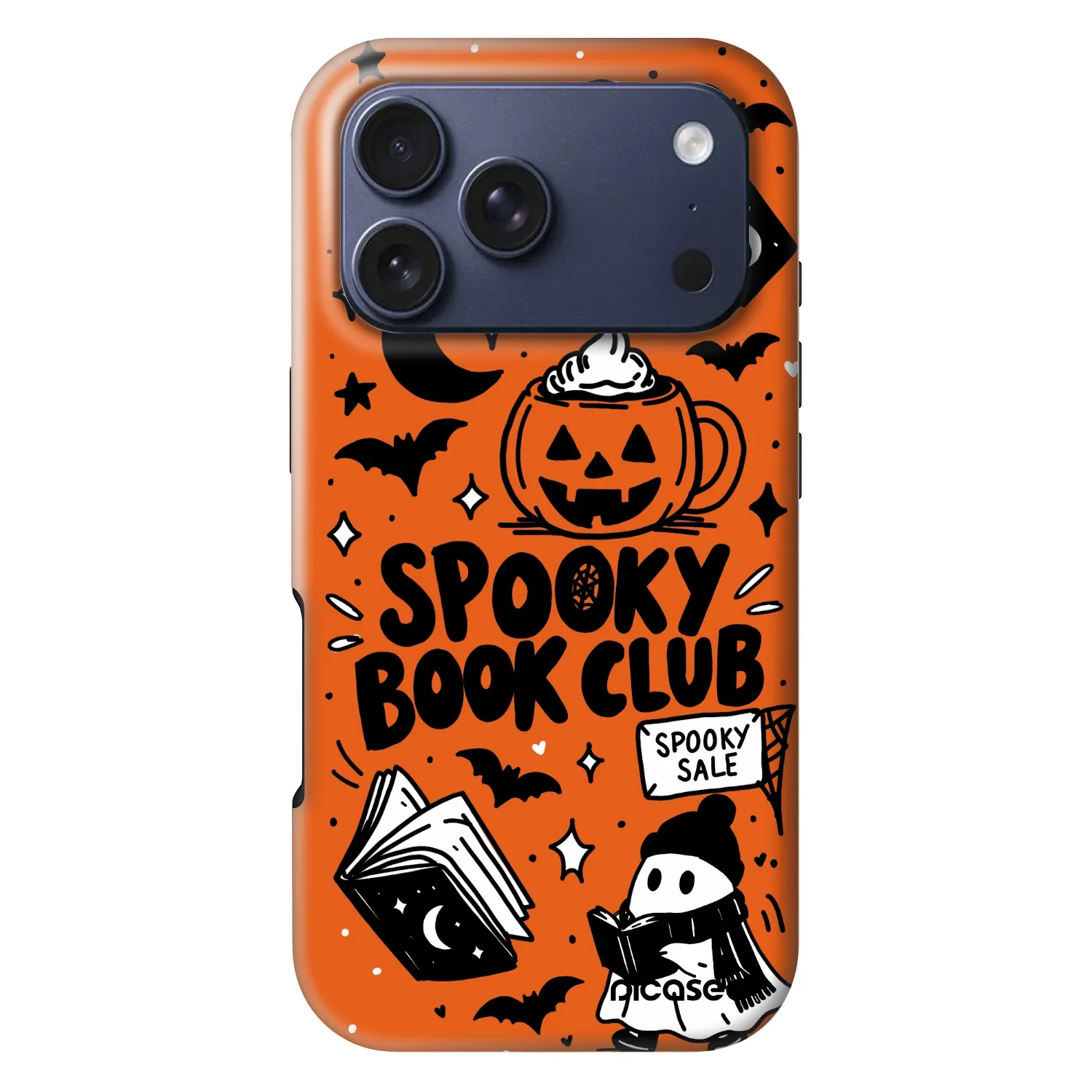 Picasee Fashion Case MagSafe pre Apple iPhone 18 Pro - Spooky book club