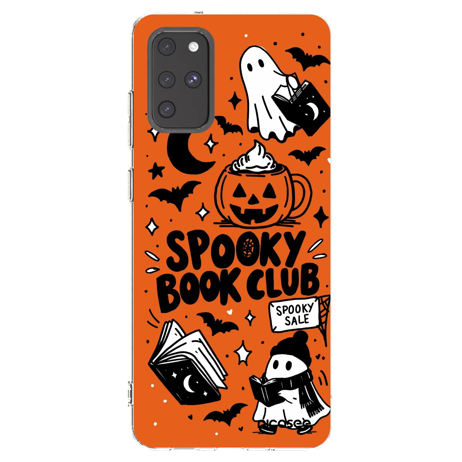 Picasee silikónový prehľadný obal pre Samsung Galaxy S20+ G985F - Spooky book club