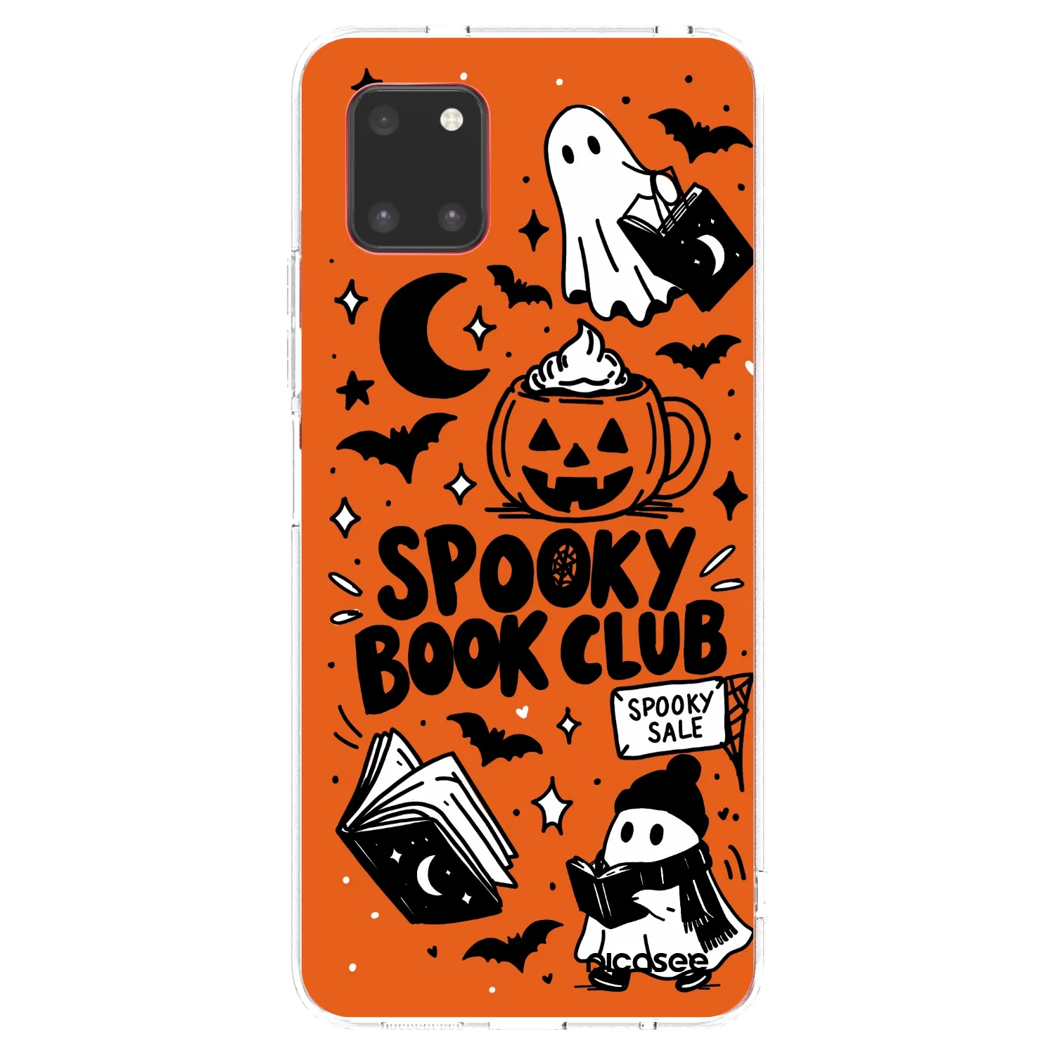 Picasee silikónový prehľadný obal pre Samsung Galaxy Note 10 Lite N770F - Spooky book club