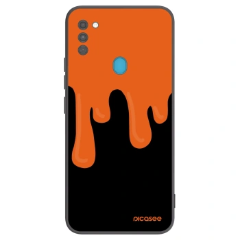 Obal pre Samsung Galaxy M11 - Orange spooky