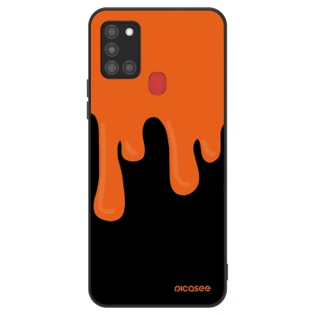 Obal pre Samsung Galaxy A21s - Orange spooky