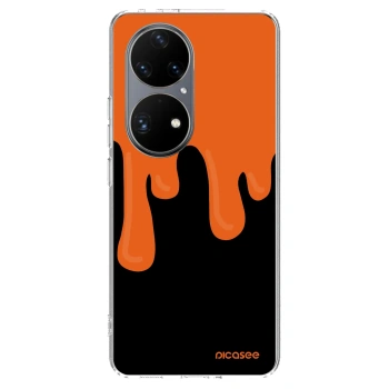 Obal pre Huawei P50 - Orange spooky