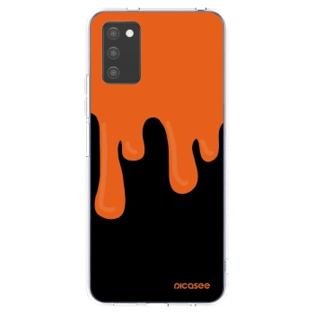 Obal pre Samsung Galaxy A03s A037G - Orange spooky