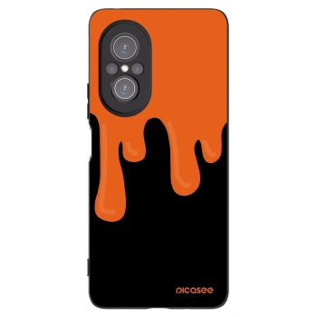 Picasee silikónový čierny obal pre Huawei Nova 9 SE - Orange spooky