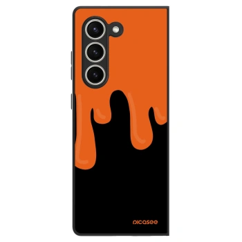 Obal pre Samsung Galaxy Z Fold5 5G - Orange spooky