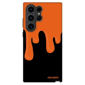 Obal pre Samsung Galaxy S22 Ultra 5G - Orange spooky