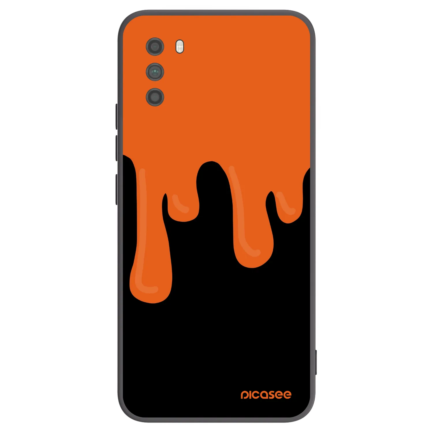 Picasee silikónový čierny obal pre Xiaomi Poco M3 - Orange spooky
