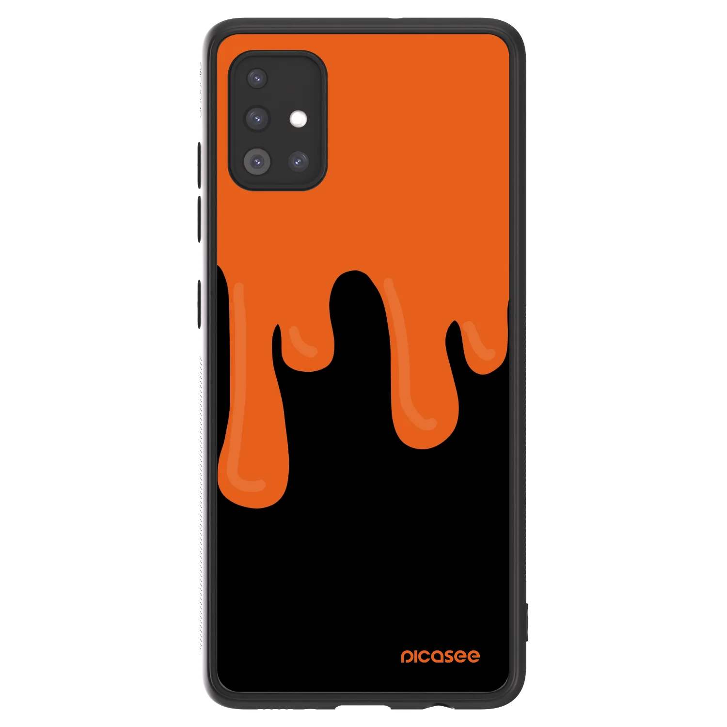 Picasee ULTIMATE CASE pro Samsung Galaxy A51 A515F - Orange spooky