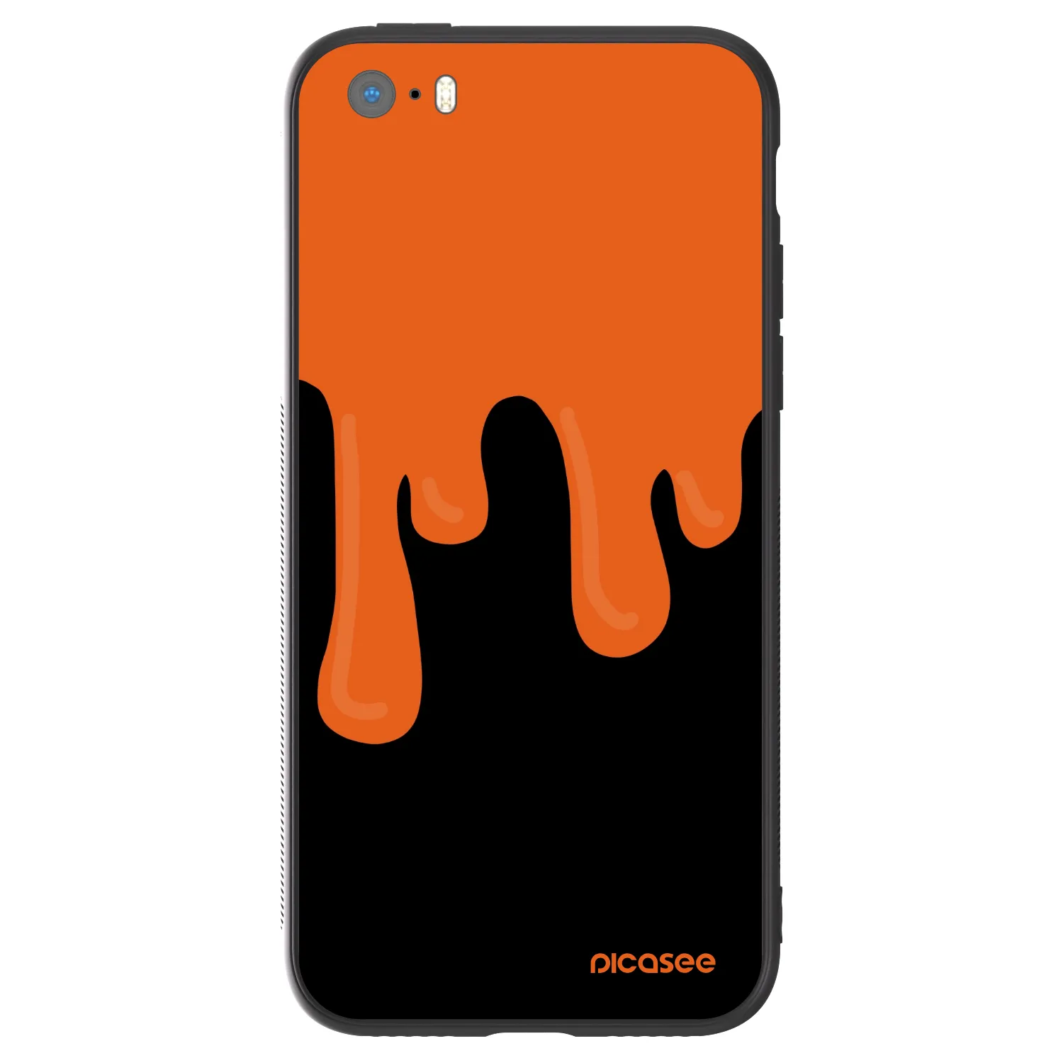 Picasee ULTIMATE CASE pro Apple iPhone 5/5S/SE - Orange spooky