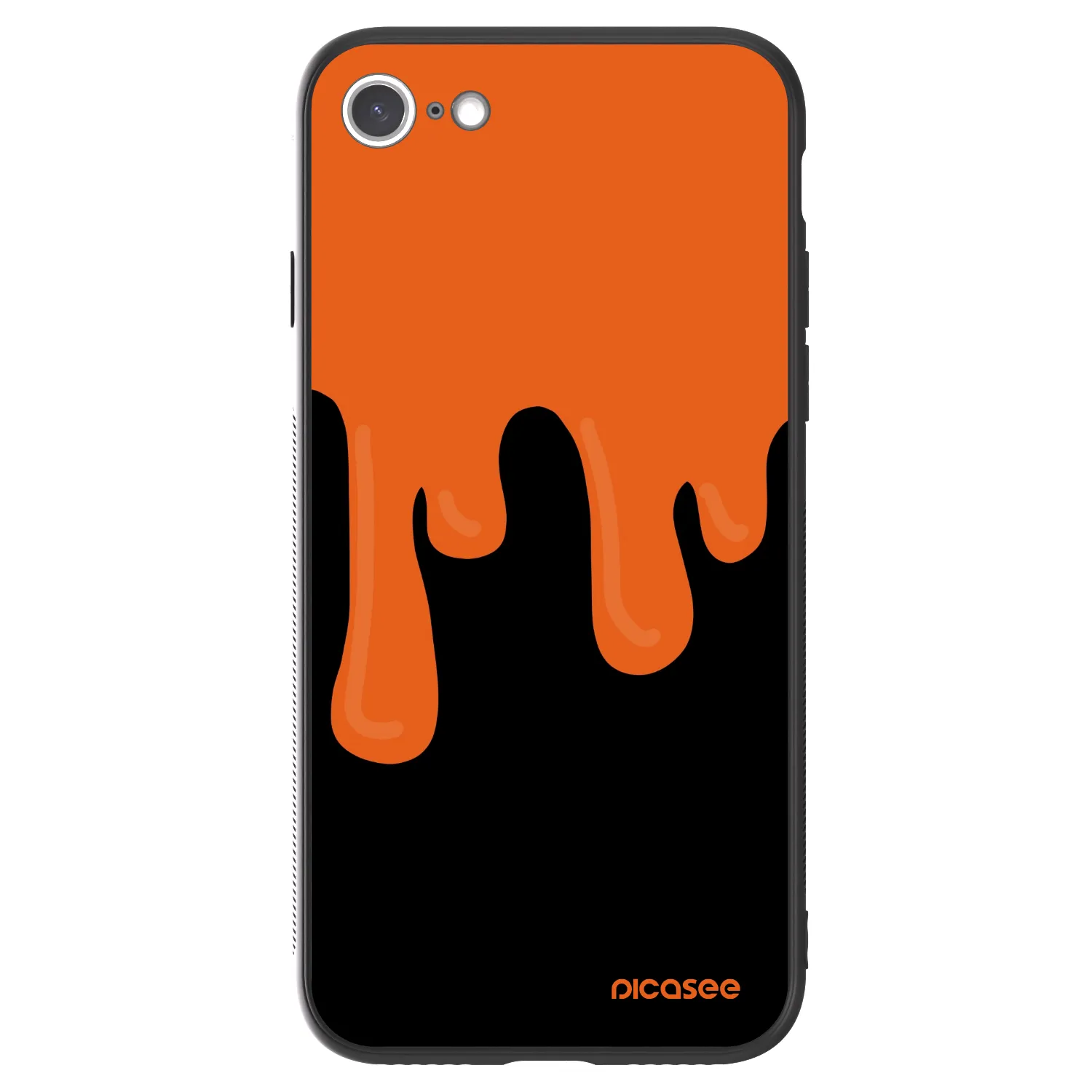 Picasee ULTIMATE CASE pro Apple iPhone 8 - Orange spooky