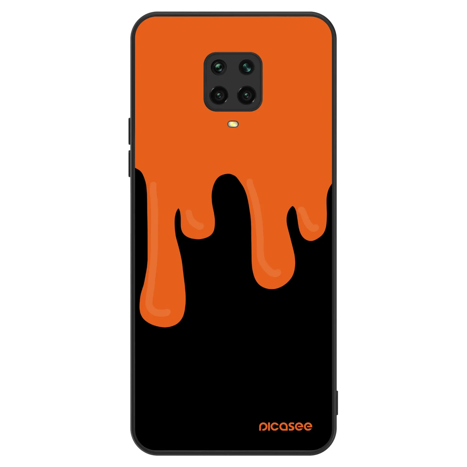 Picasee ULTIMATE CASE pro Xiaomi Redmi Note 9S - Orange spooky