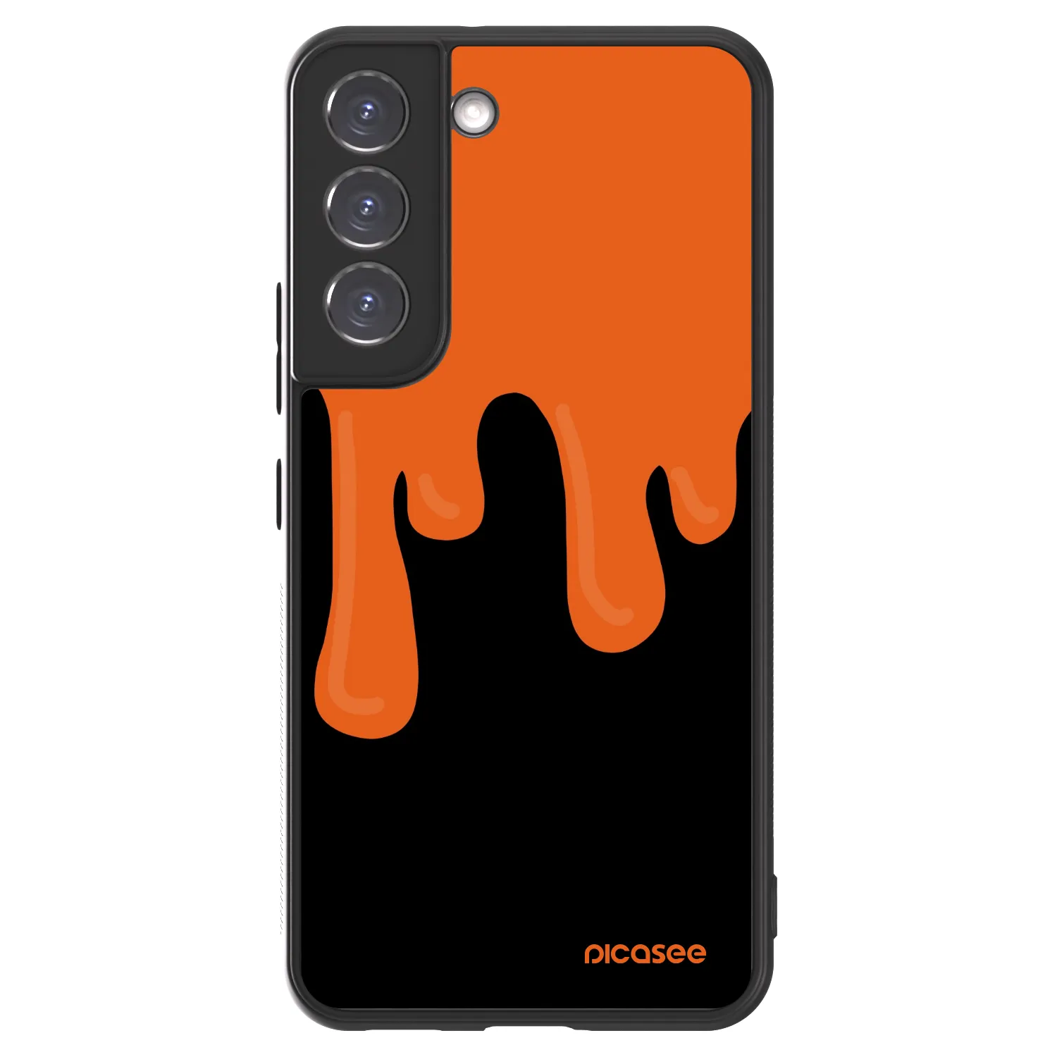 Picasee ULTIMATE CASE pro Samsung Galaxy S22 5G - Orange spooky