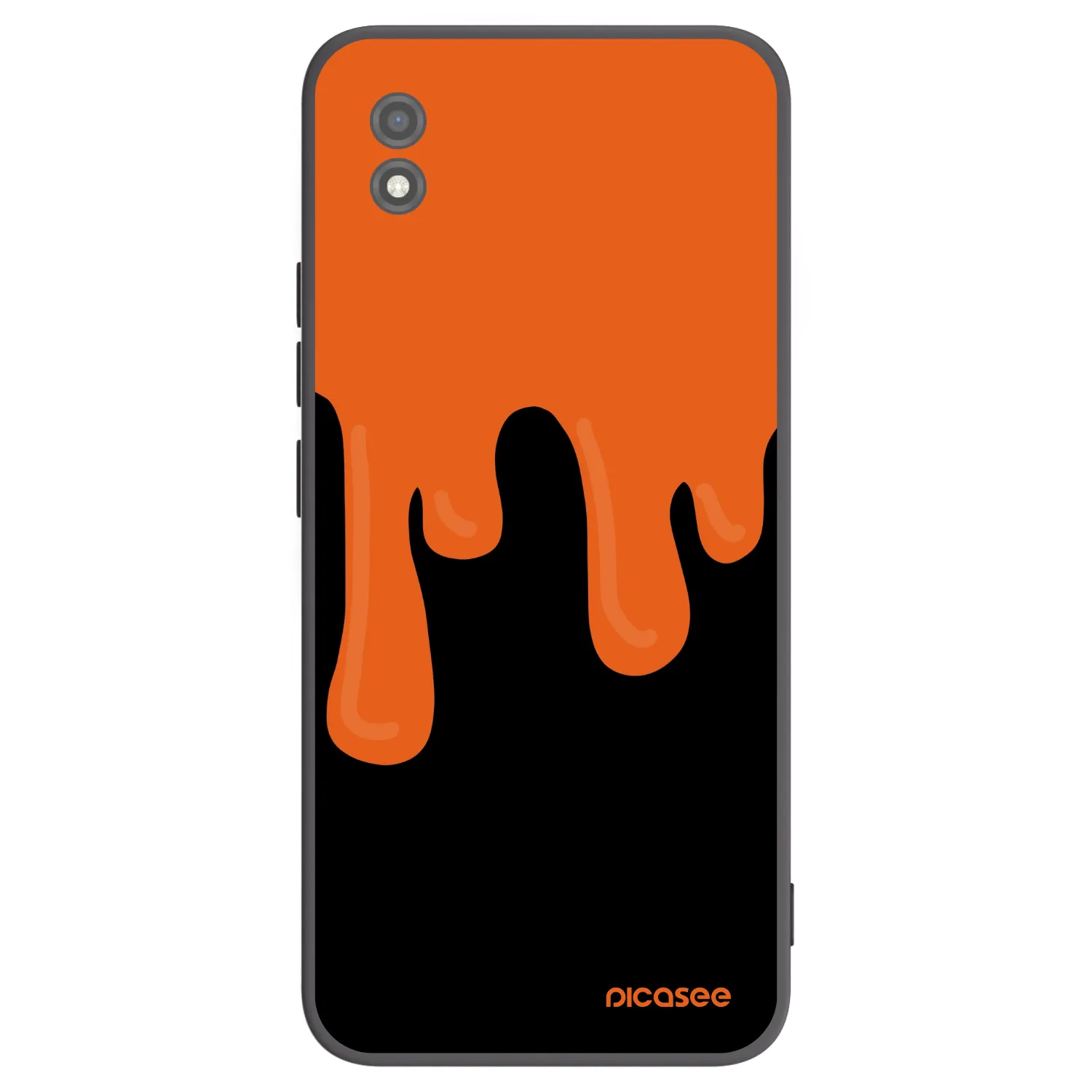 Picasee silikónový čierny obal pre Realme C11 (2021) - Orange spooky