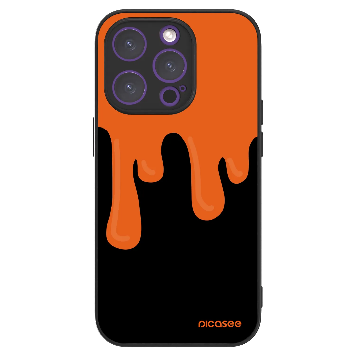 Picasee ULTIMATE CASE pro Apple iPhone 14 Pro - Orange spooky