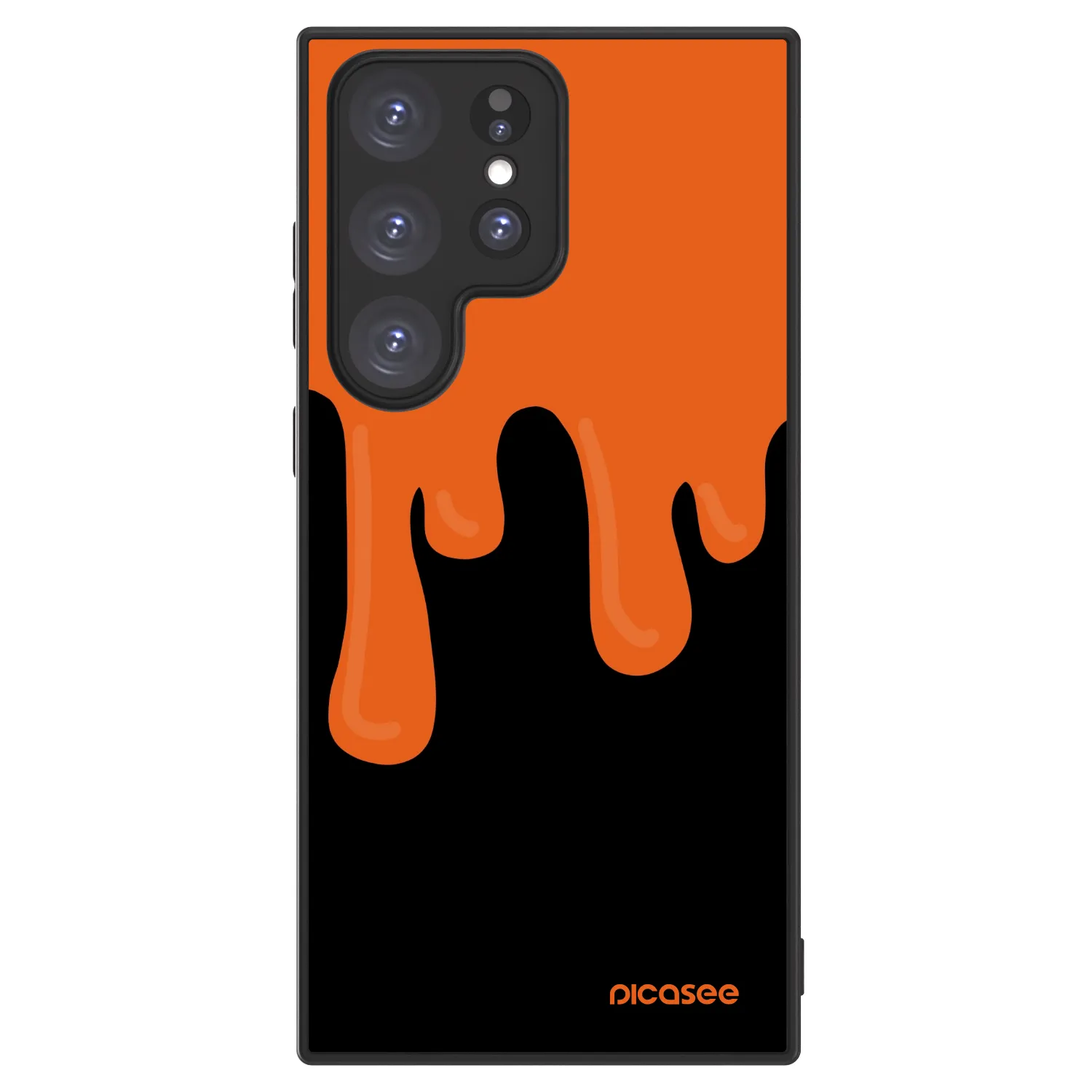 Picasee ULTIMATE CASE pro Samsung Galaxy S23 Ultra 5G - Orange spooky