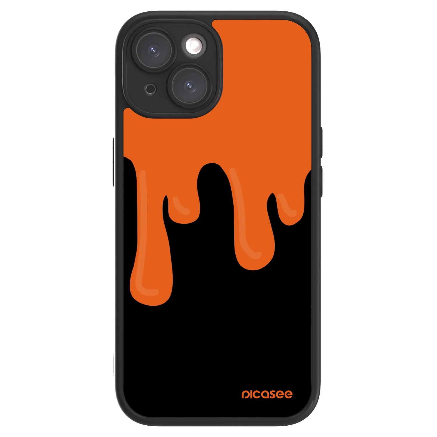 Picasee ULTIMATE CASE pro Apple iPhone 15 - Orange spooky