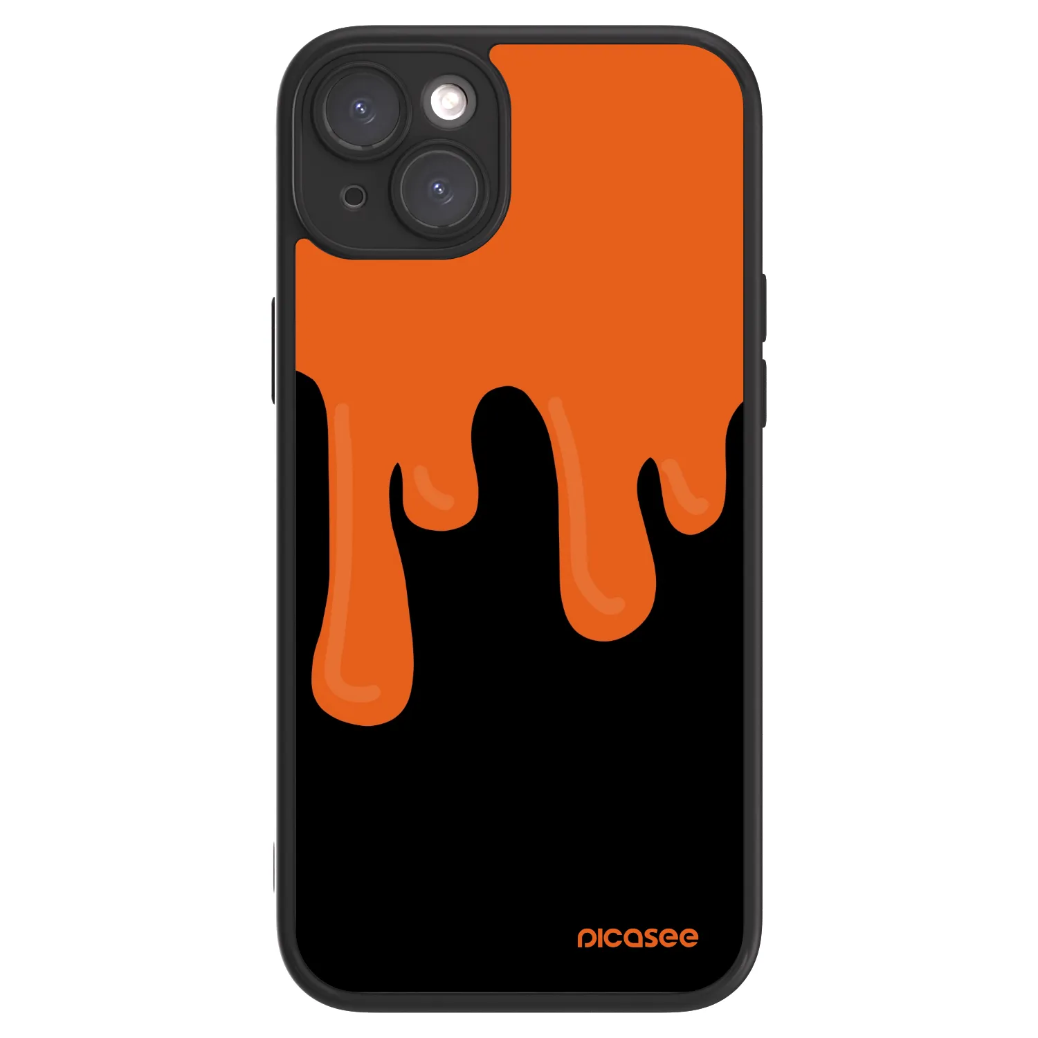 Picasee ULTIMATE CASE pro Apple iPhone 15 Plus - Orange spooky