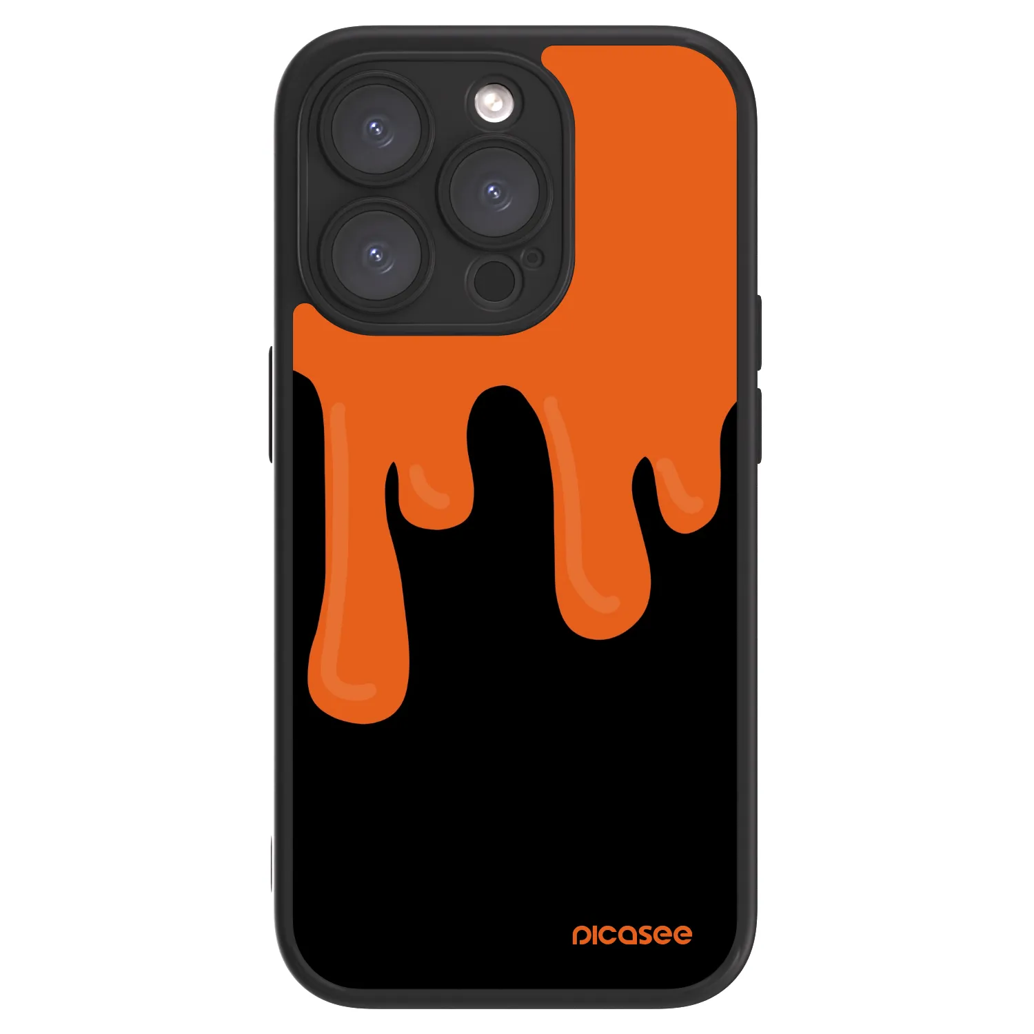 Picasee ULTIMATE CASE pro Apple iPhone 15 Pro - Orange spooky