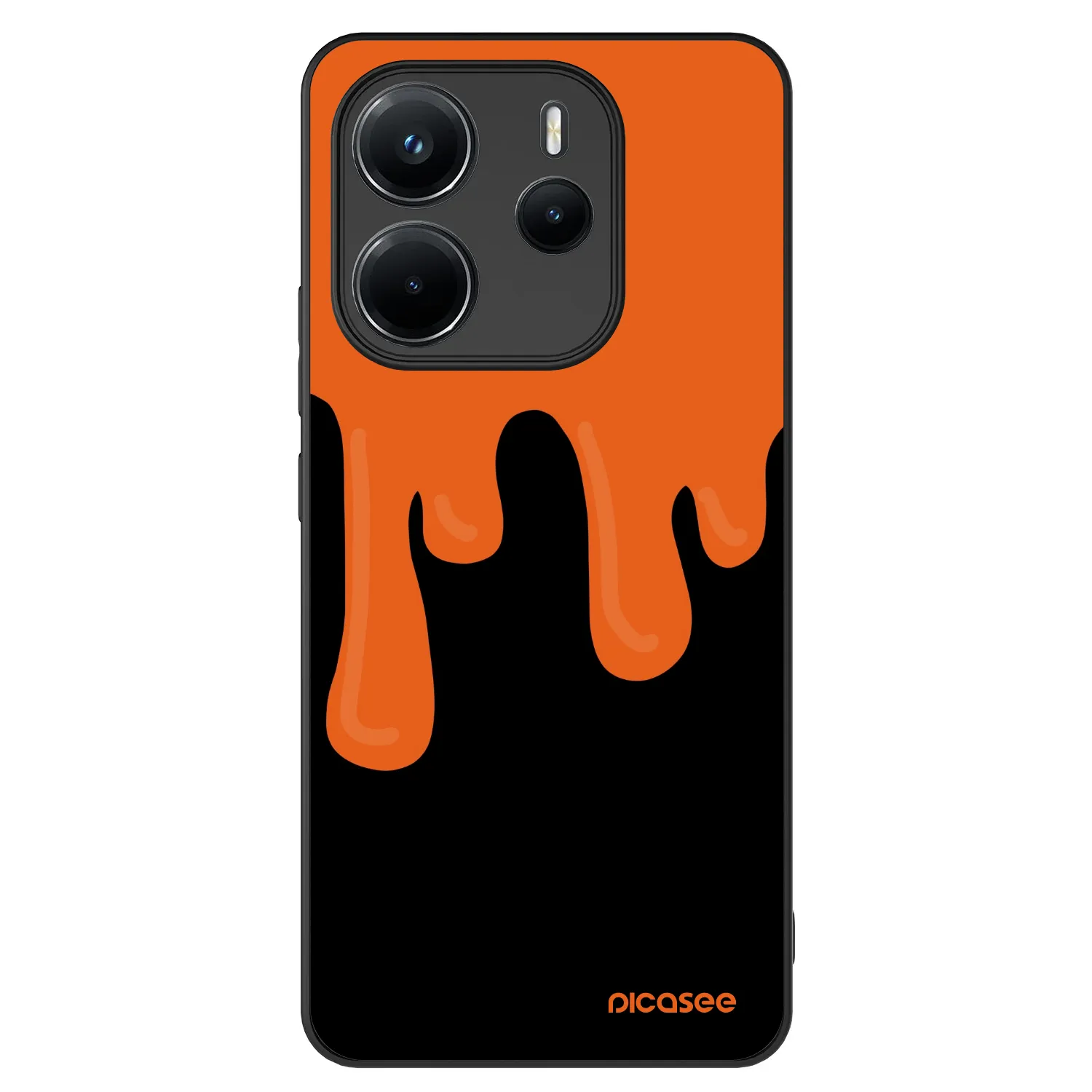 Picasee ULTIMATE CASE pro Xiaomi Redmi Note 14 4G - Orange spooky