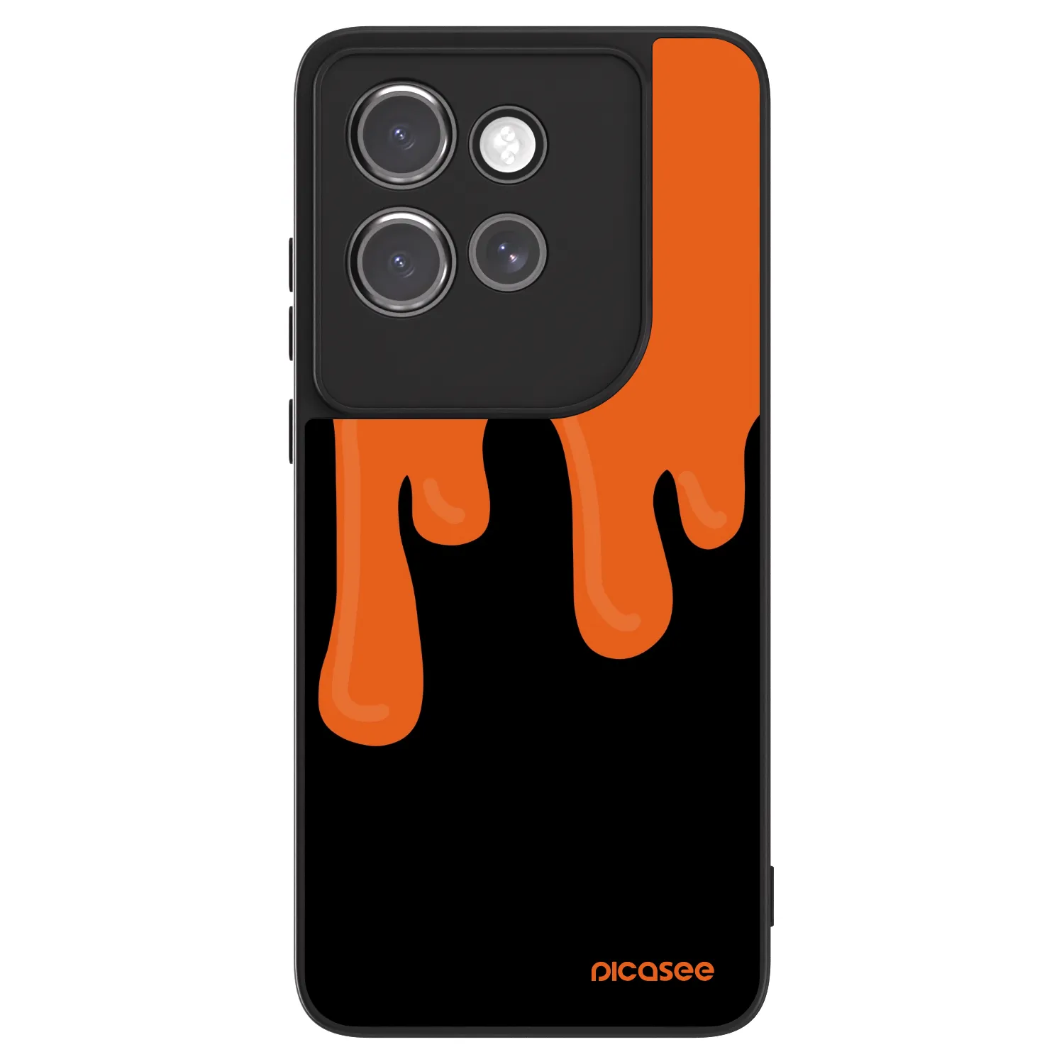 Picasee ULTIMATE CASE pro Motorola Edge 50 Neo - Orange spooky