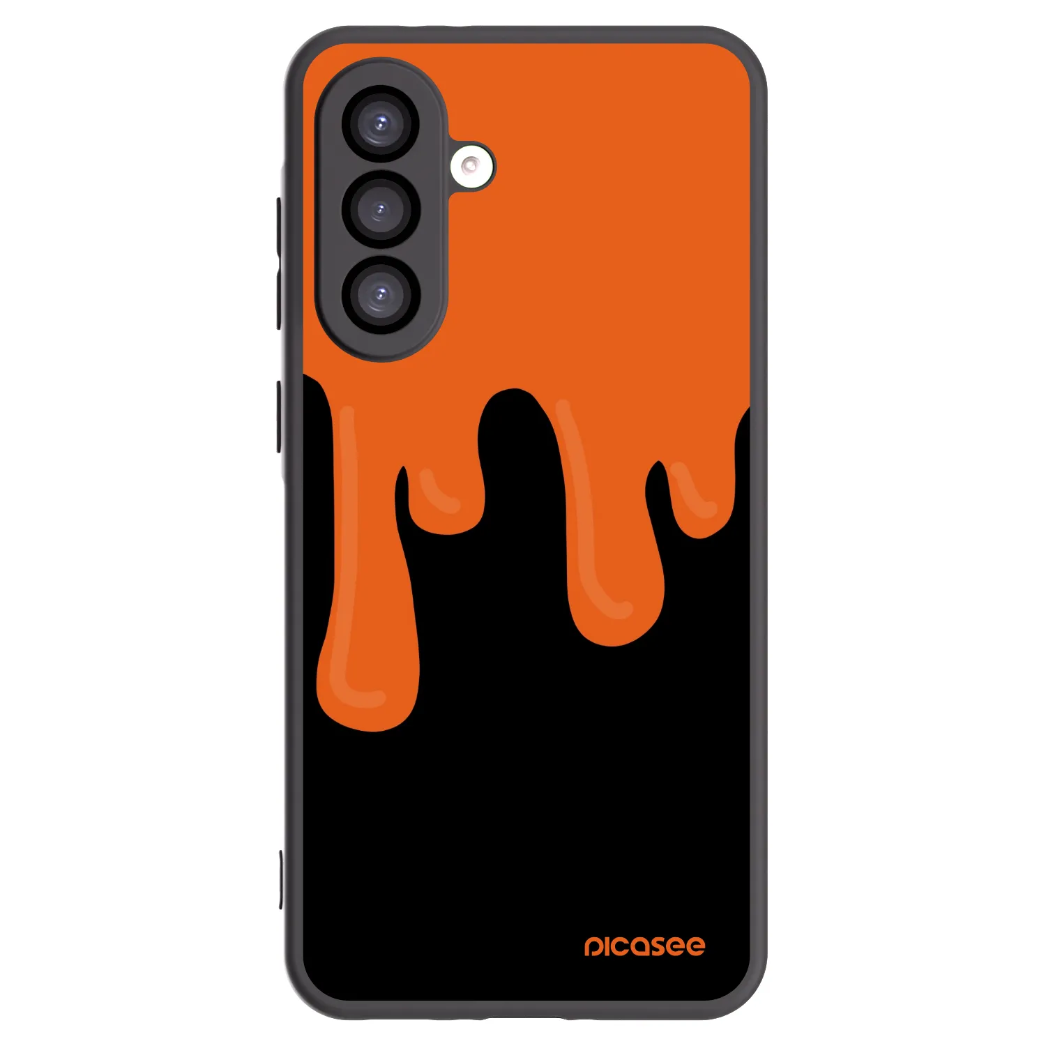 Picasee silikónový čierny obal pre Samsung Galaxy A26 5G A266B - Orange spooky