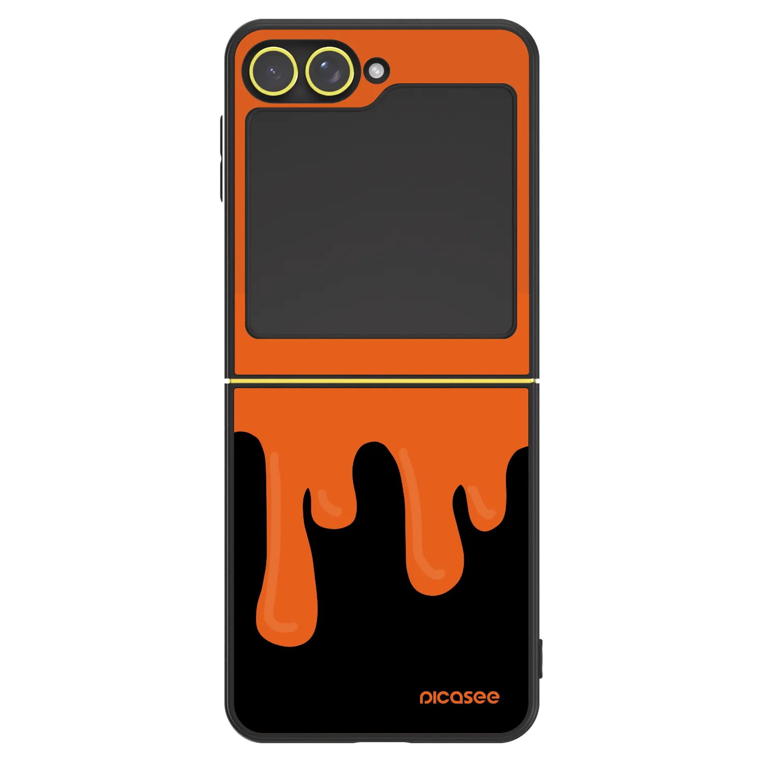 Picasee ULTIMATE CASE pro Samsung Galaxy Z Flip5 5G - Orange spooky