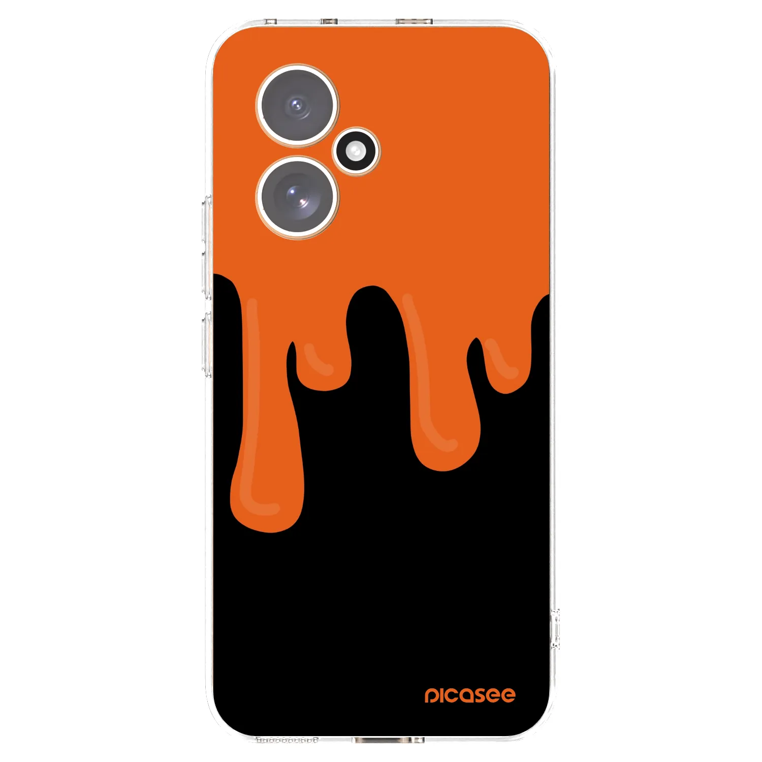Picasee silikónový prehľadný obal pre Honor 400 5G - Orange spooky