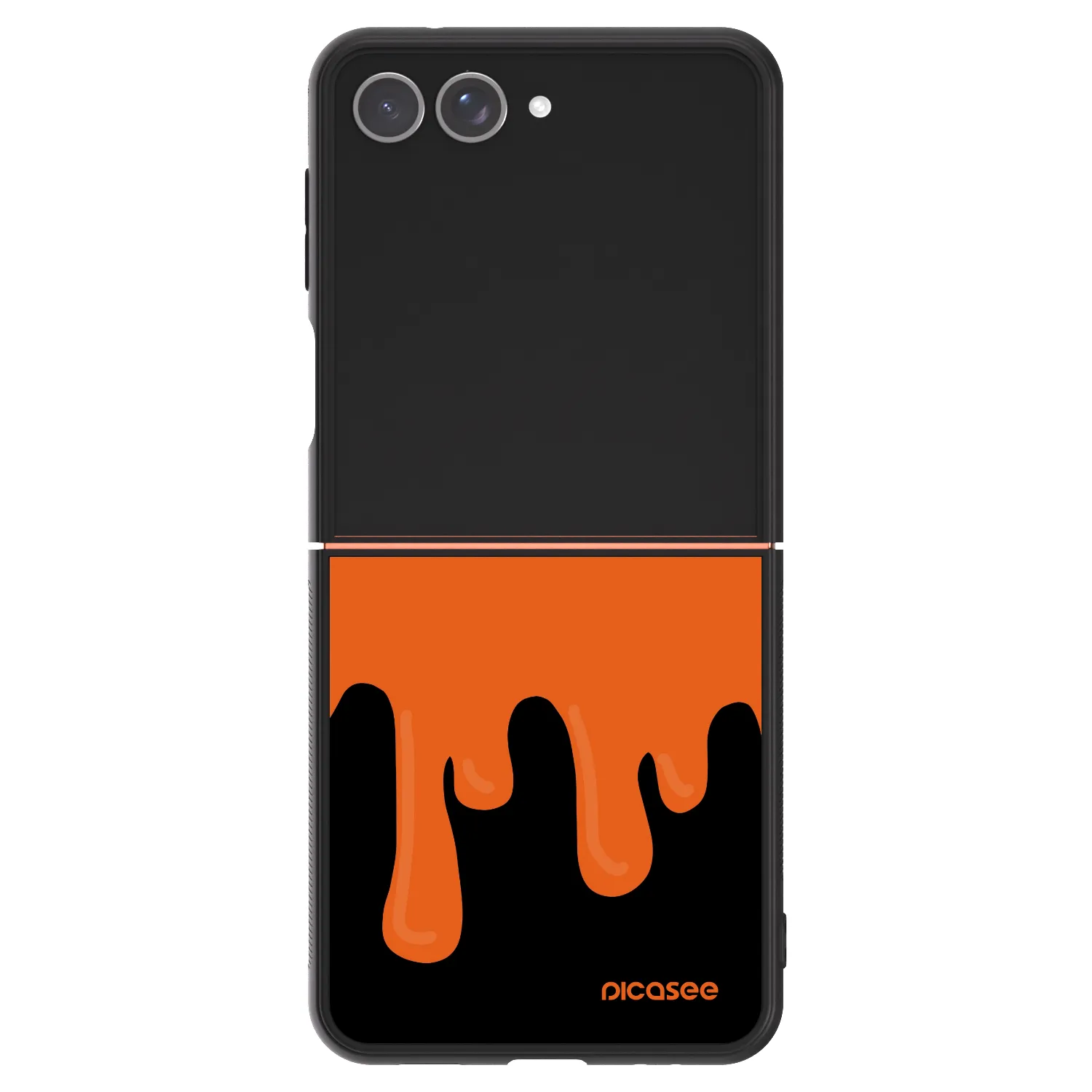 Picasee ULTIMATE CASE pro Samsung Galaxy Z Flip7 5G - Orange spooky