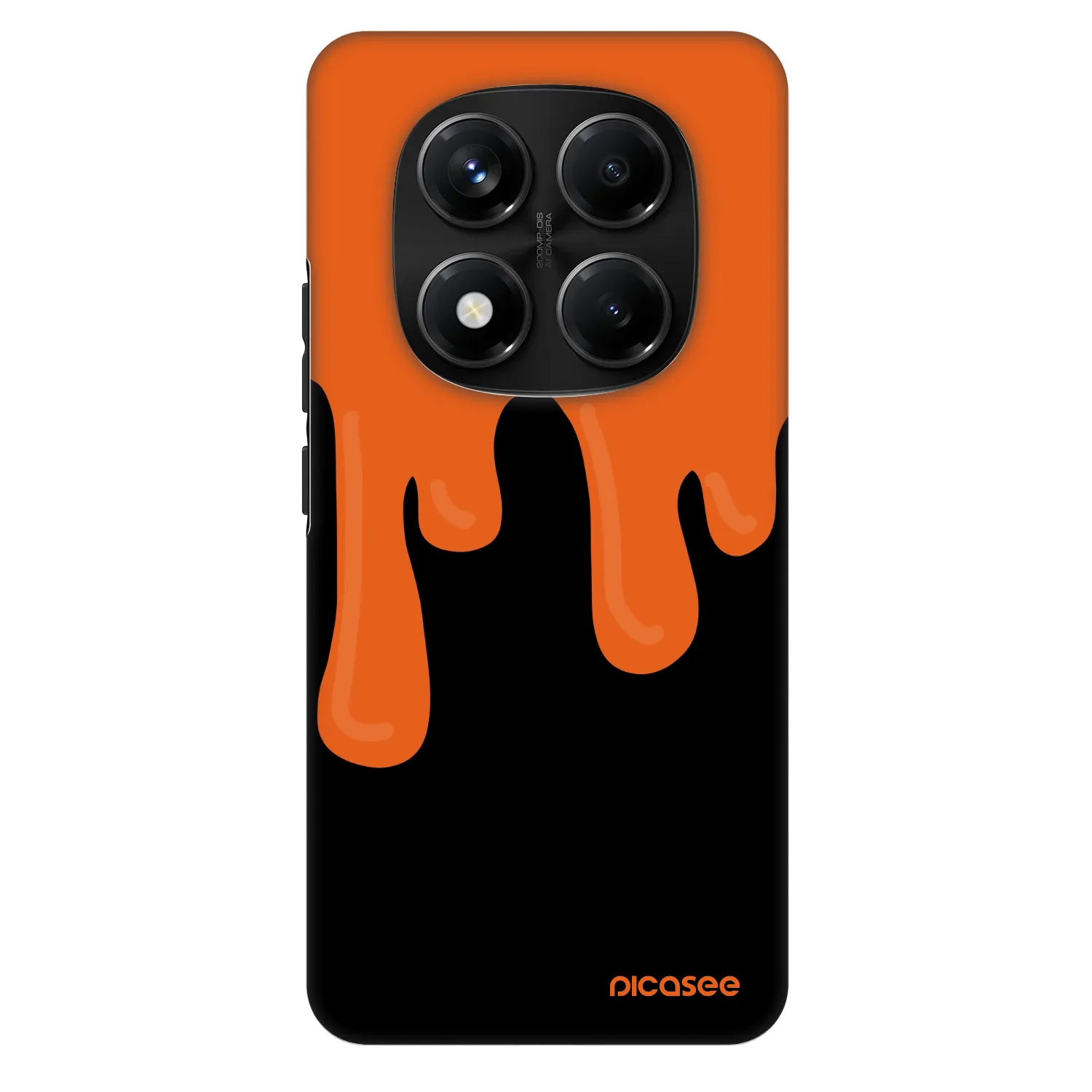 Picasee Fashion Case pre Xiaomi Redmi Note 14 Pro+ 5G - Orange spooky