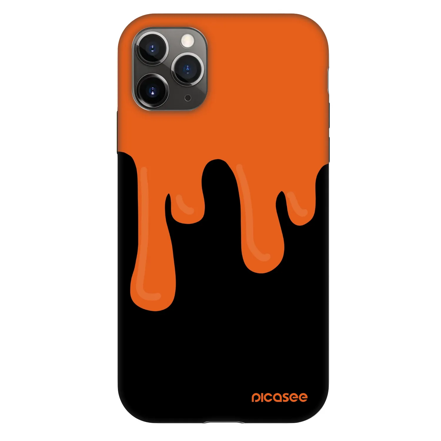 Picasee Fashion Case pre Apple iPhone 11 Pro - Orange spooky