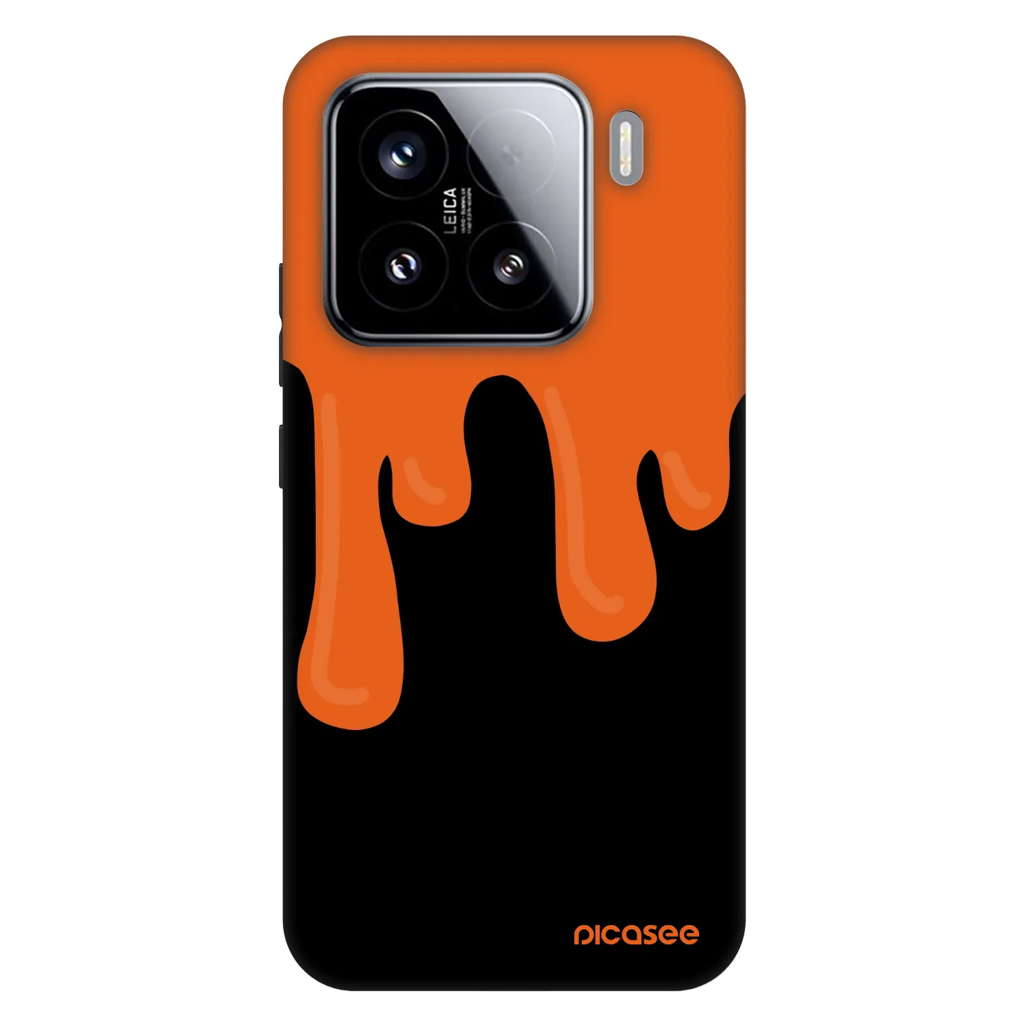 Picasee Fashion Case pre Xiaomi 15 - Orange spooky