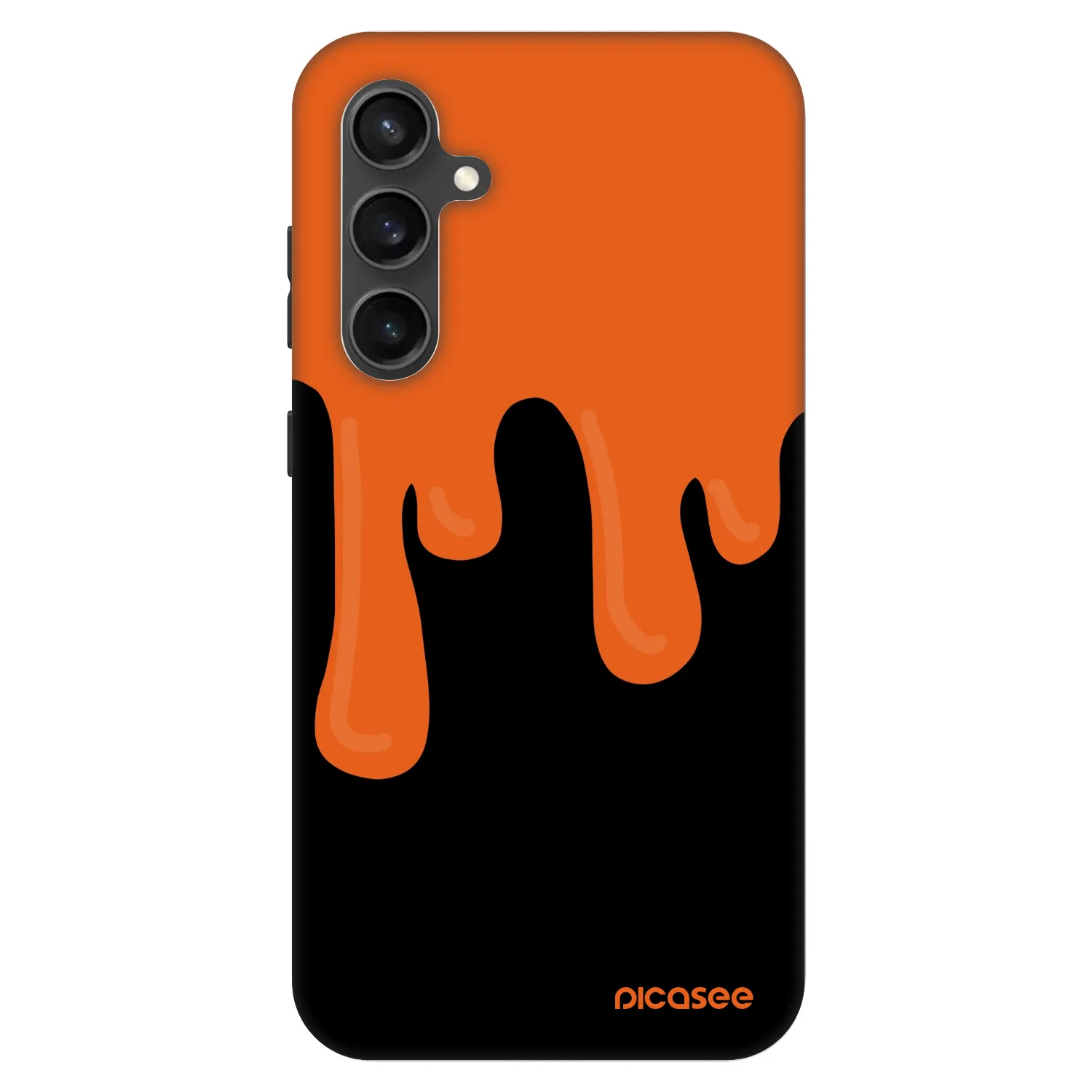 Picasee Fashion Case pre Samsung Galaxy S23 FE S711B - Orange spooky