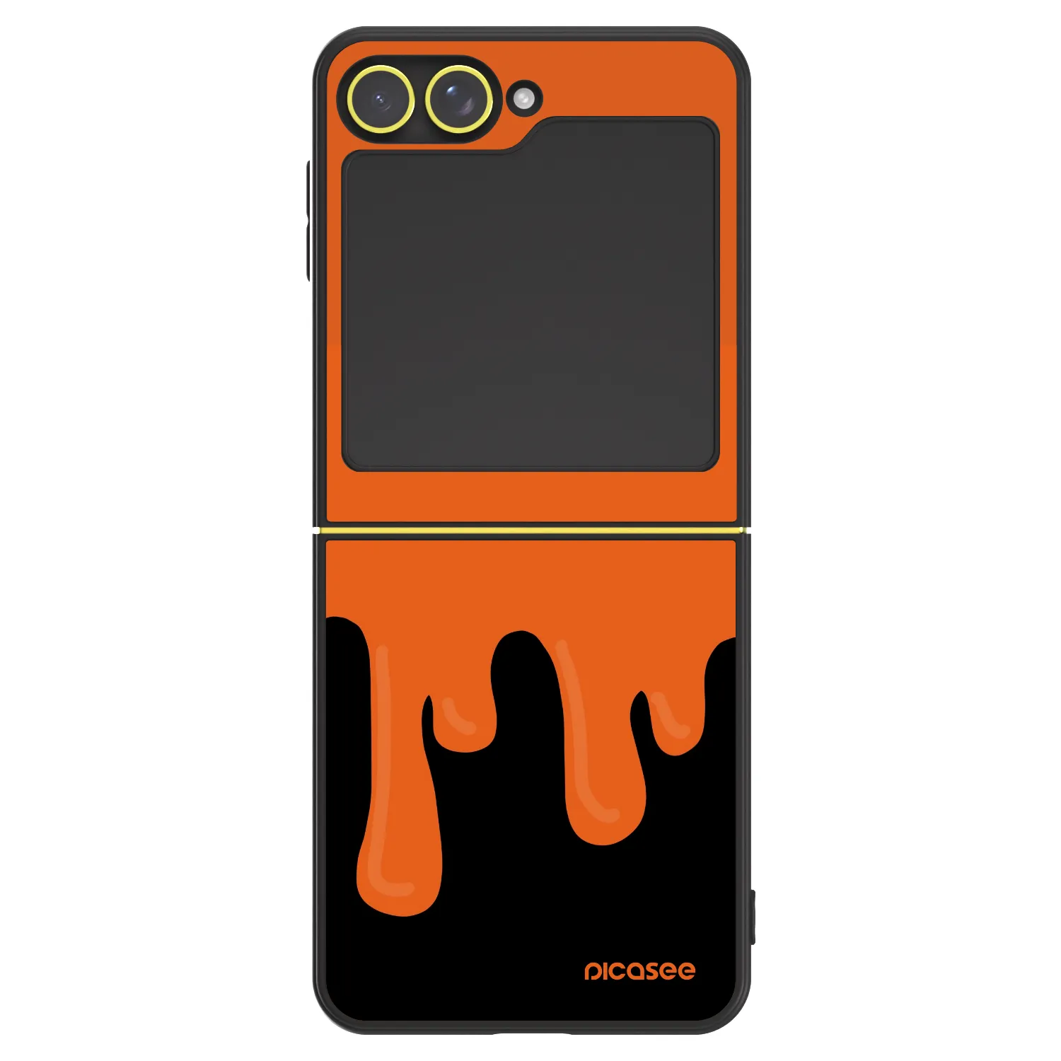 Picasee ULTIMATE CASE pro Samsung Galaxy Z Flip7 FE 5G - Orange spooky