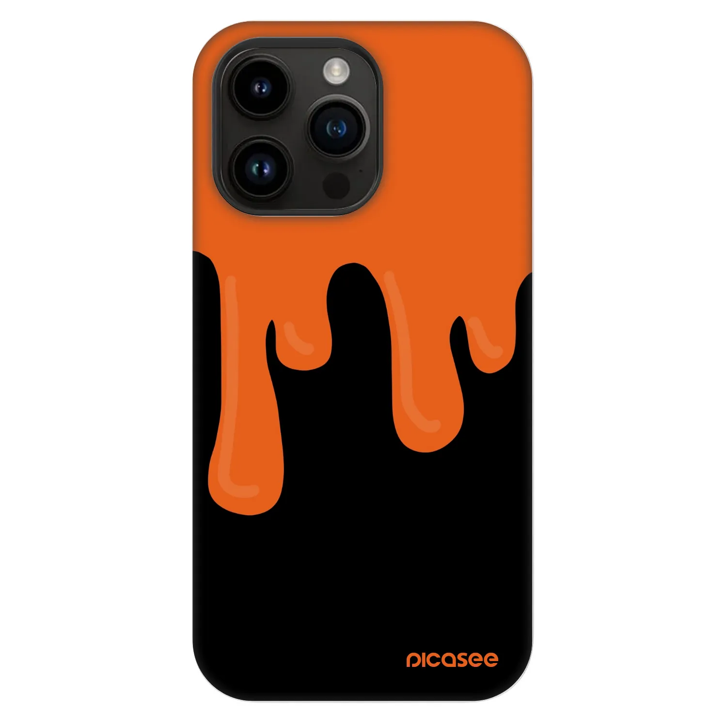Picasee Fashion Case MagSafe pre Apple iPhone 14 Pro Max - Orange spooky