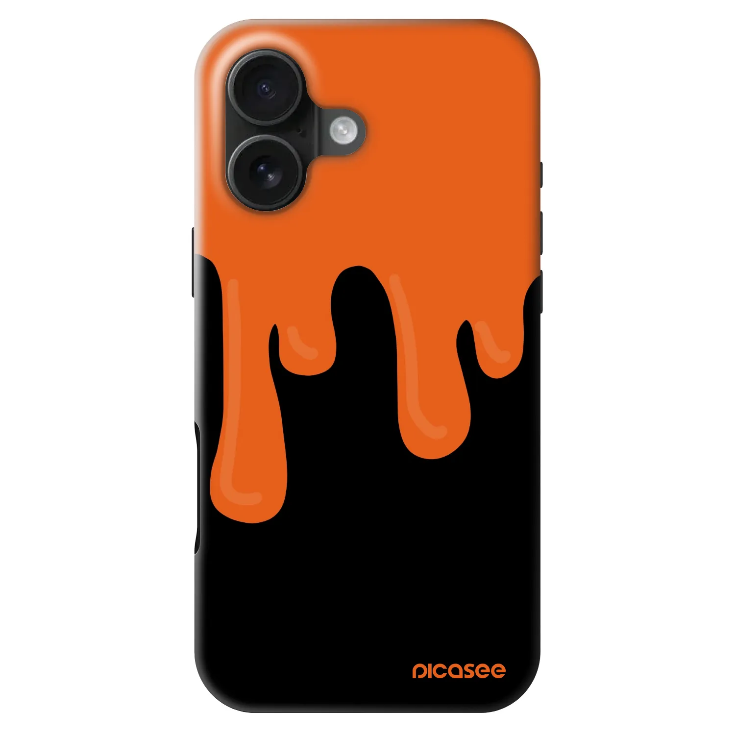 Picasee Fashion Case MagSafe pre Apple iPhone 16 - Orange spooky